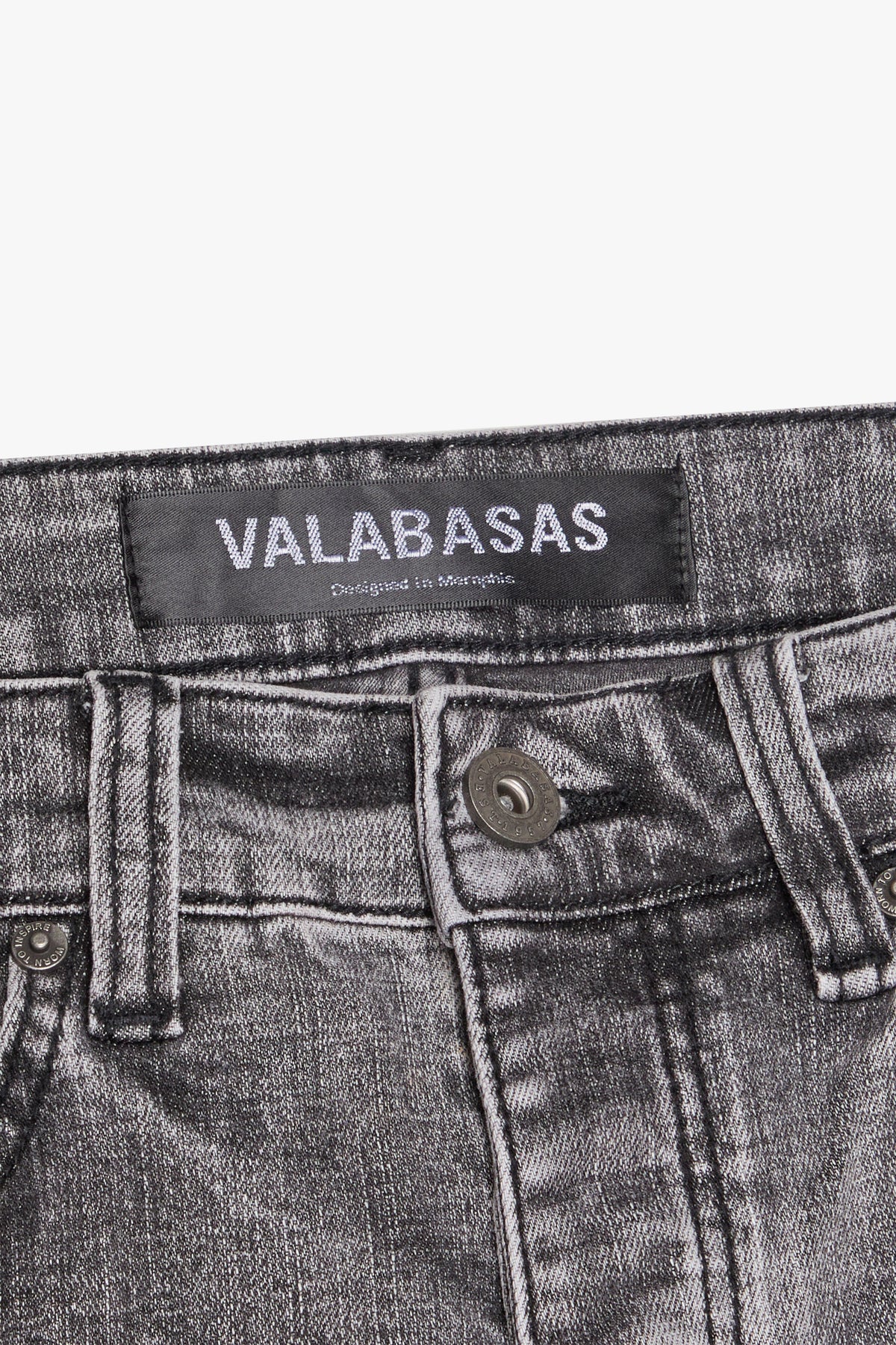 VALABASAS JEANS "MR.CLEAN 2.0" LIGHT GREY WASHED