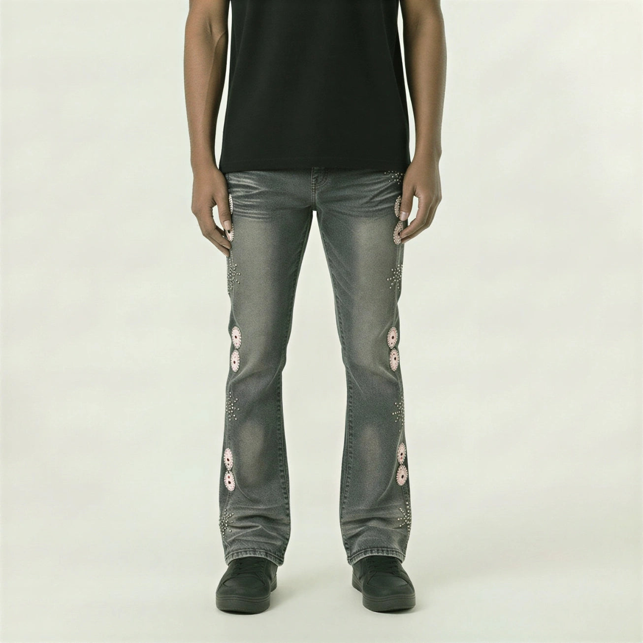 Red Poppy Jeans - Vintage wash