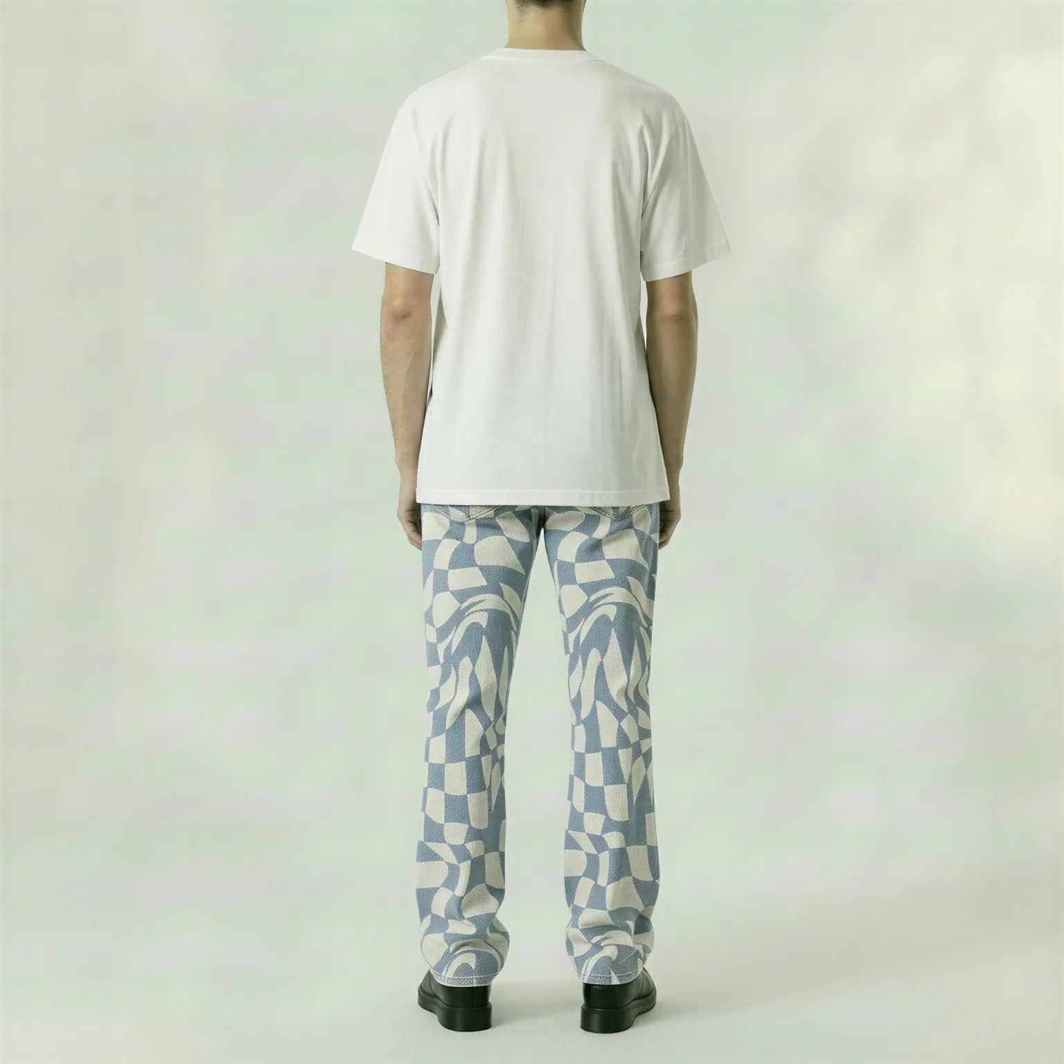 Red Poppy Vm-08 Stacked Denim Jeans - Patterned