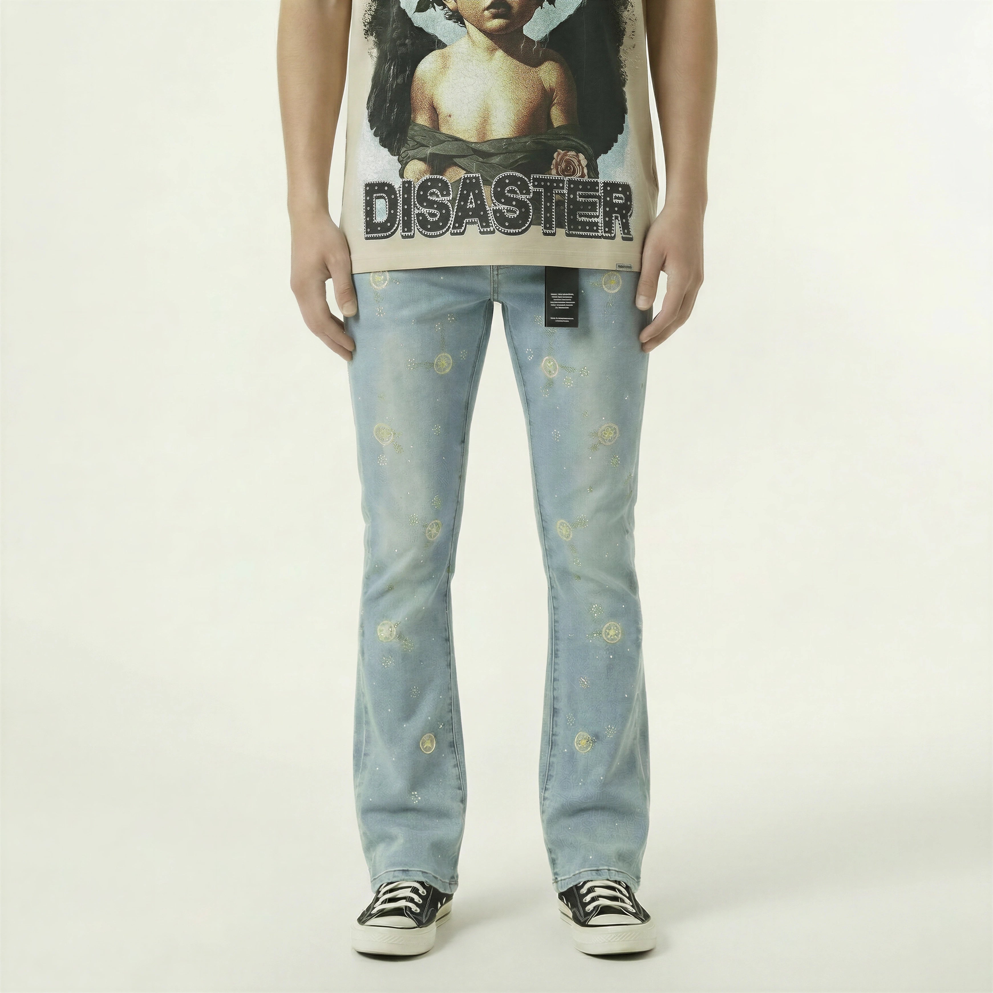 Red Poppy Jeans - Light Wash