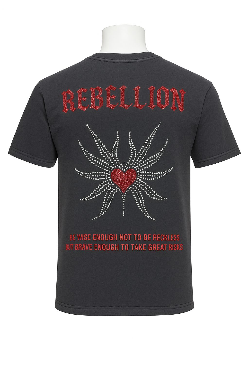 Reelistik Rebellion Diamond Rhinestone T-Shirt