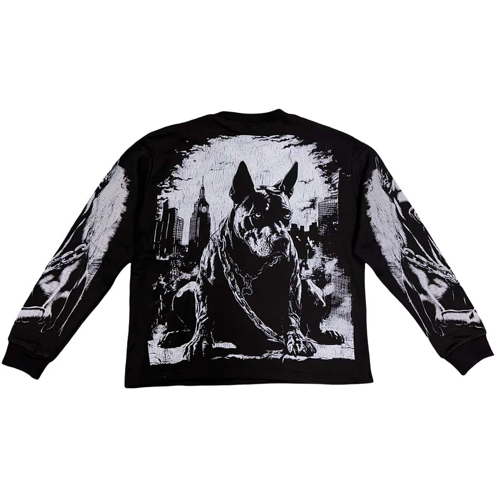 Red Poppy Rp-19 Men's Crew Neck Sweatshirt - Black