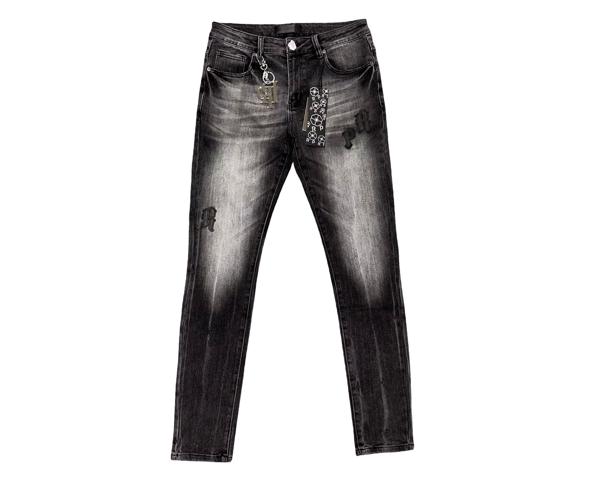 Red Poppy Men's Jeans - Black Wash