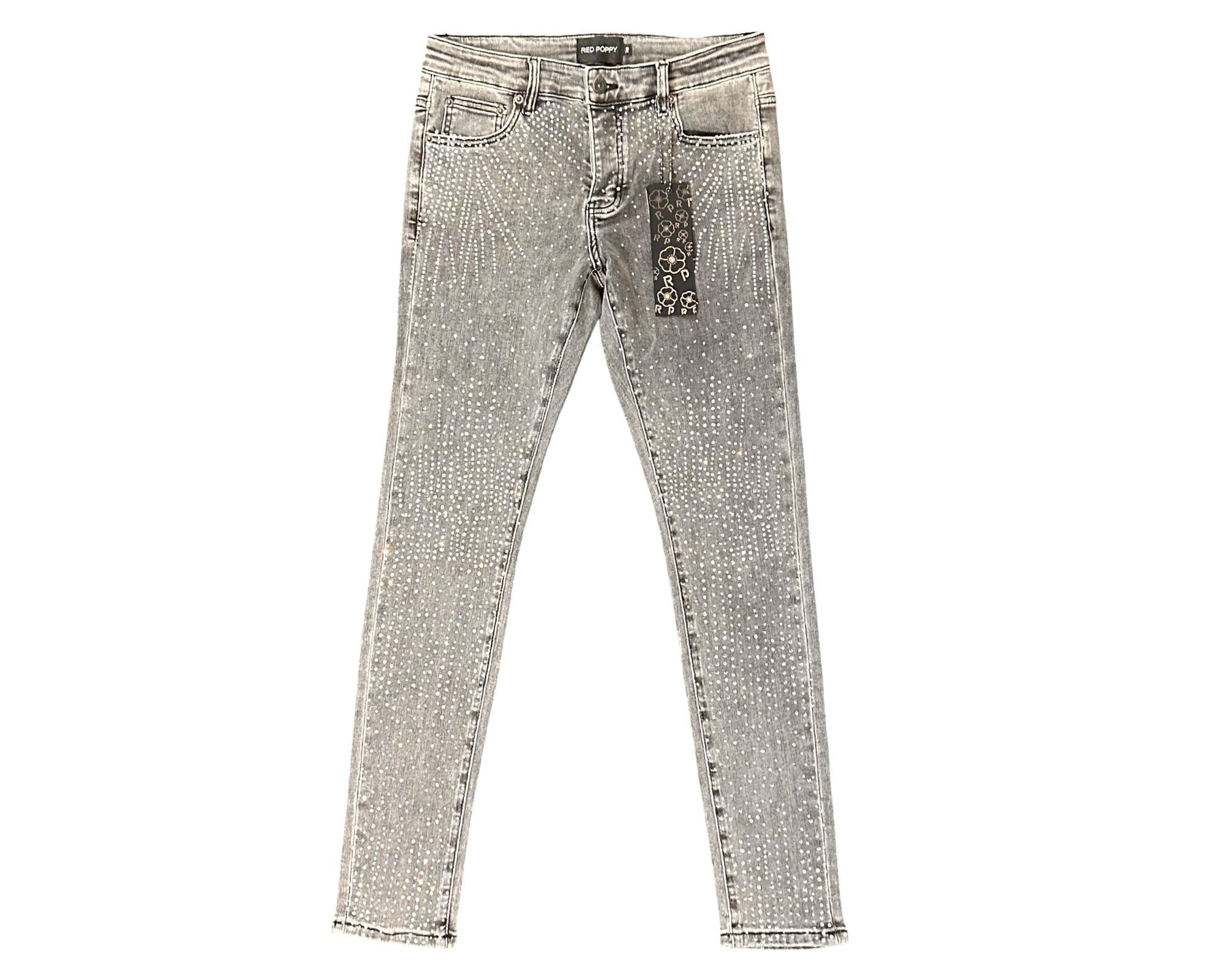 Red Poppy Men's Gray Jeans