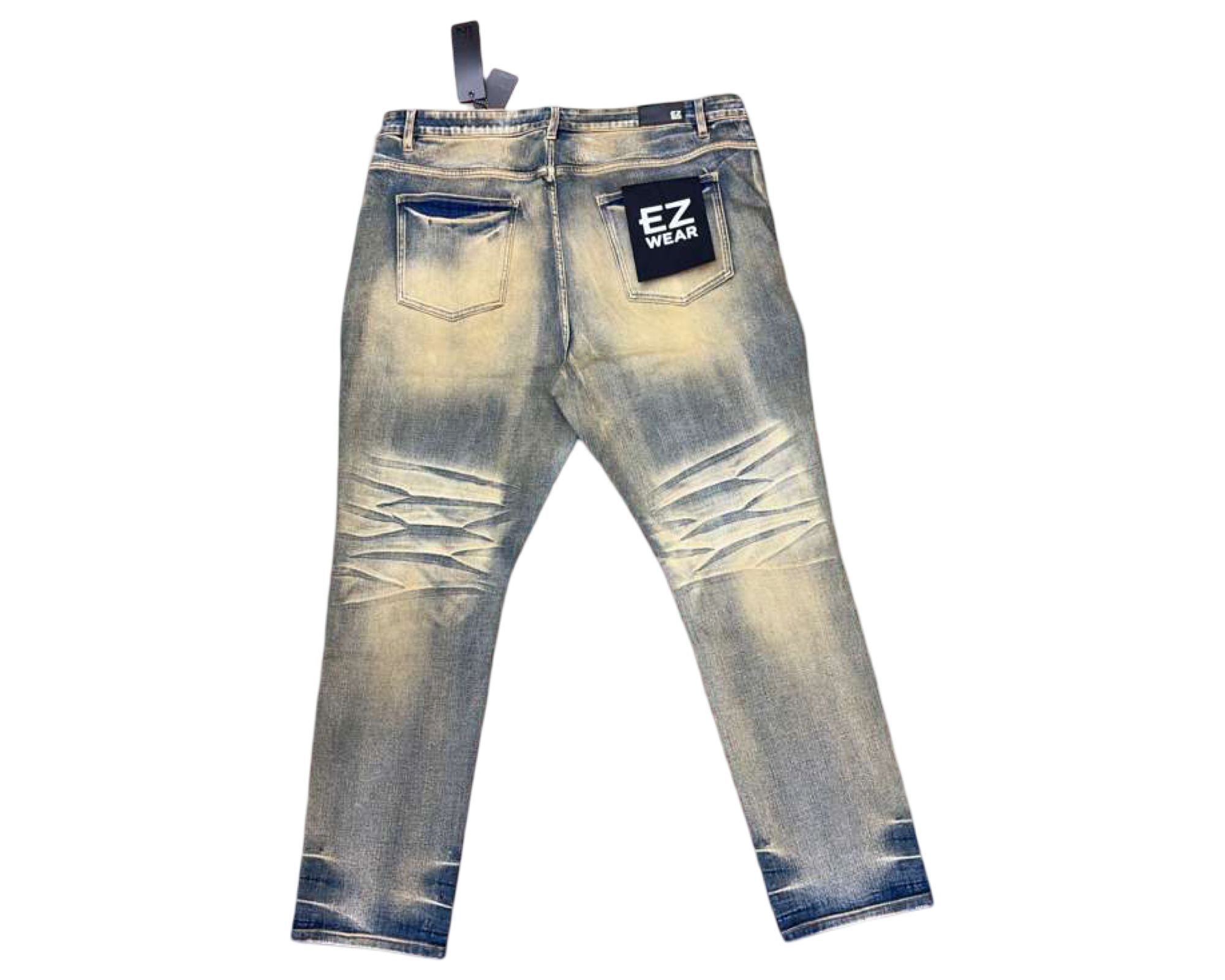 Ez-Wear Big Men's Jeans - Faded Wash