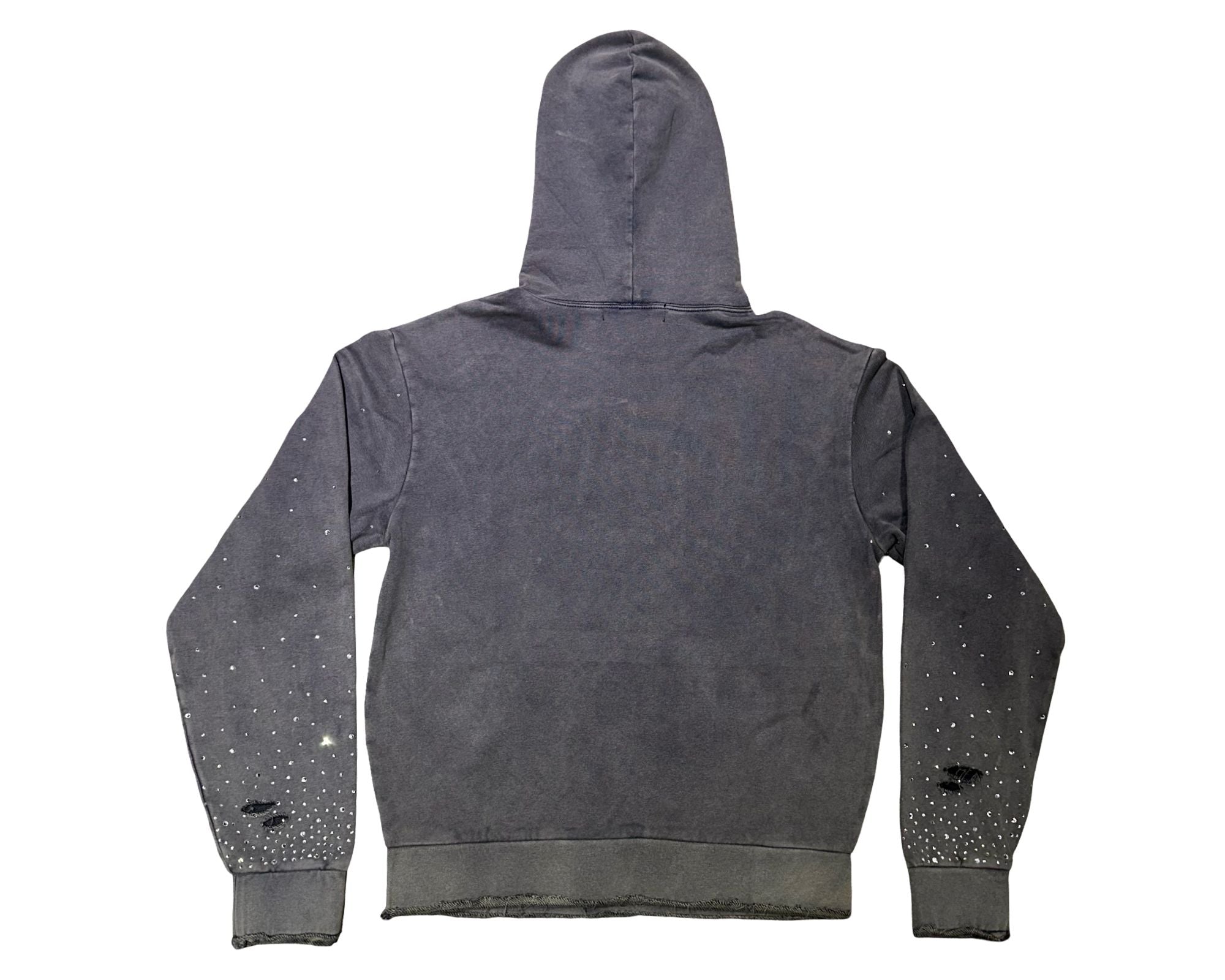 Red Poppy Hoodie - Gray