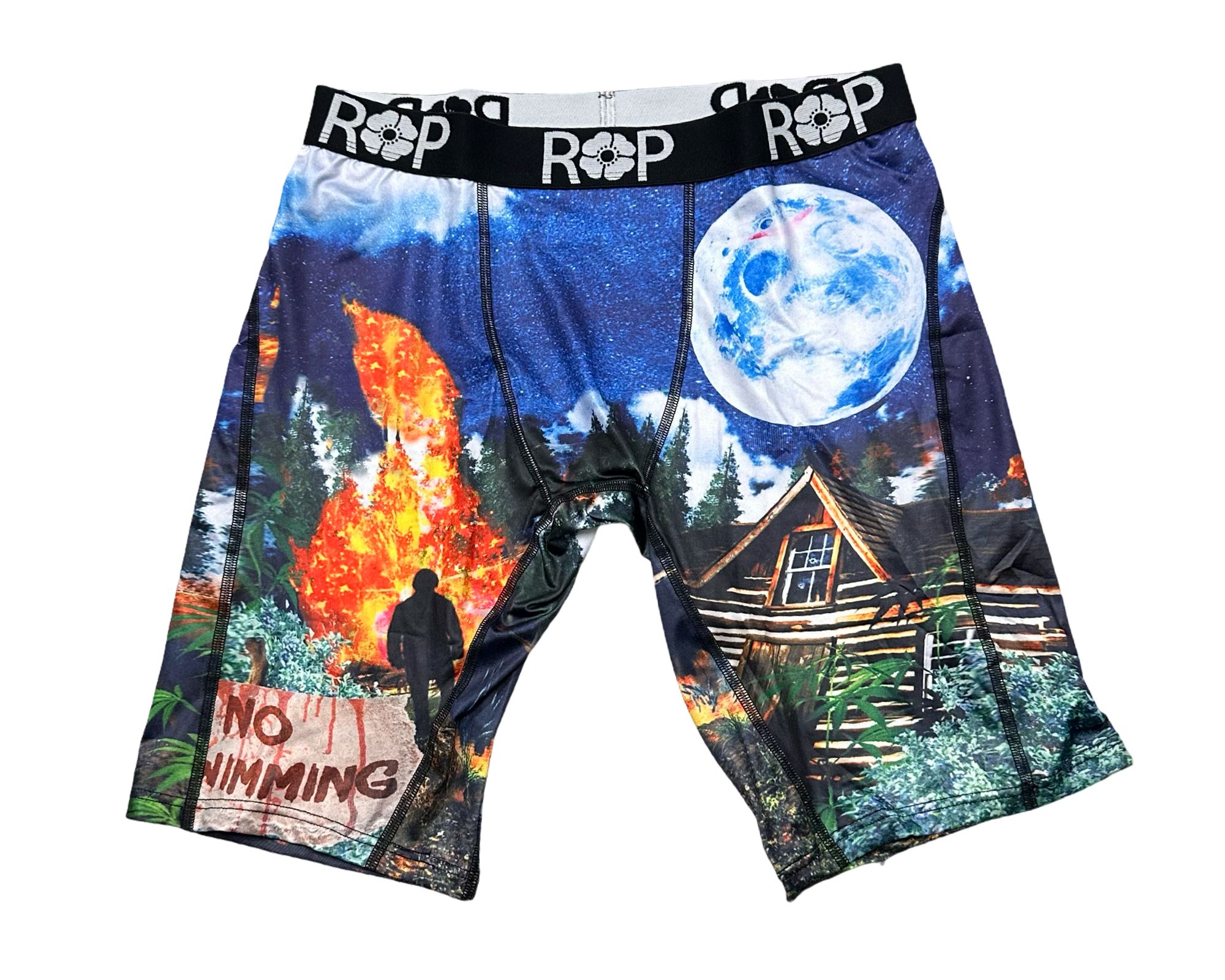 Red Poppy Campfire Underwear - Graphic