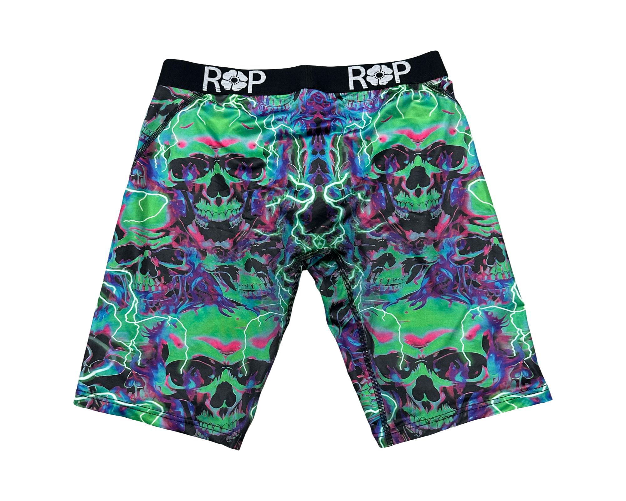 Red Poppy Lightning Shorts - Graphic