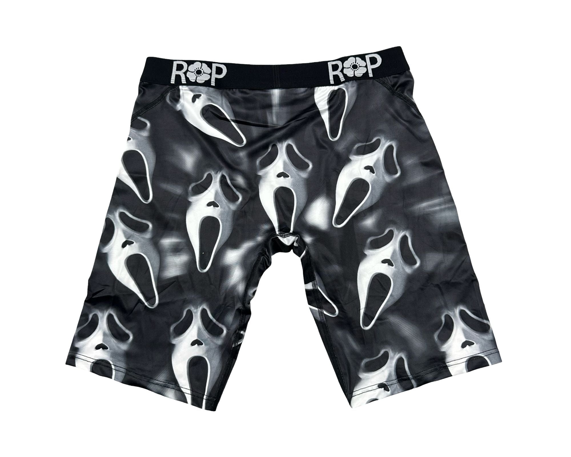 Red Poppy Scream Shorts - Graphic