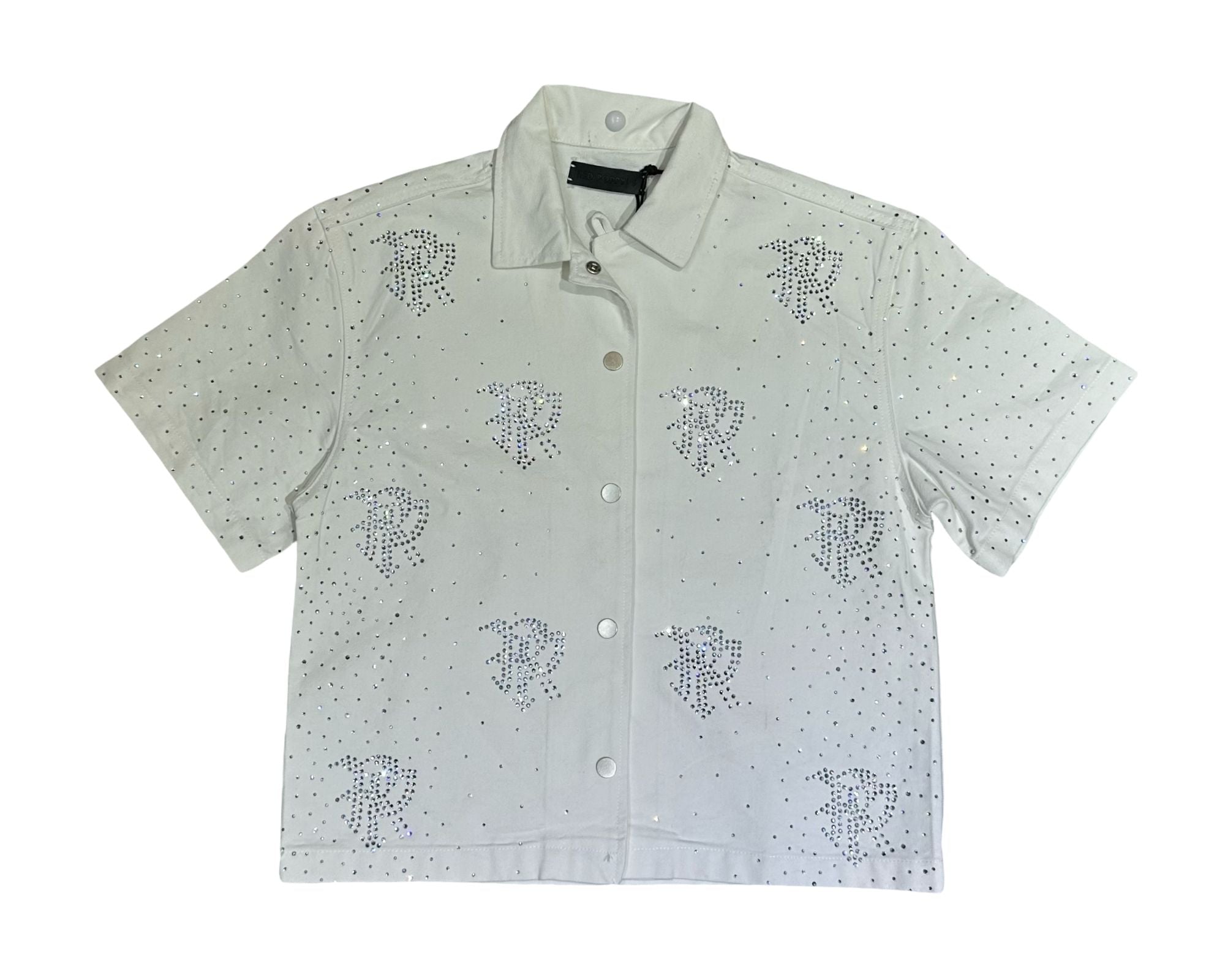 Red Poppy Cropped Fit Shirt