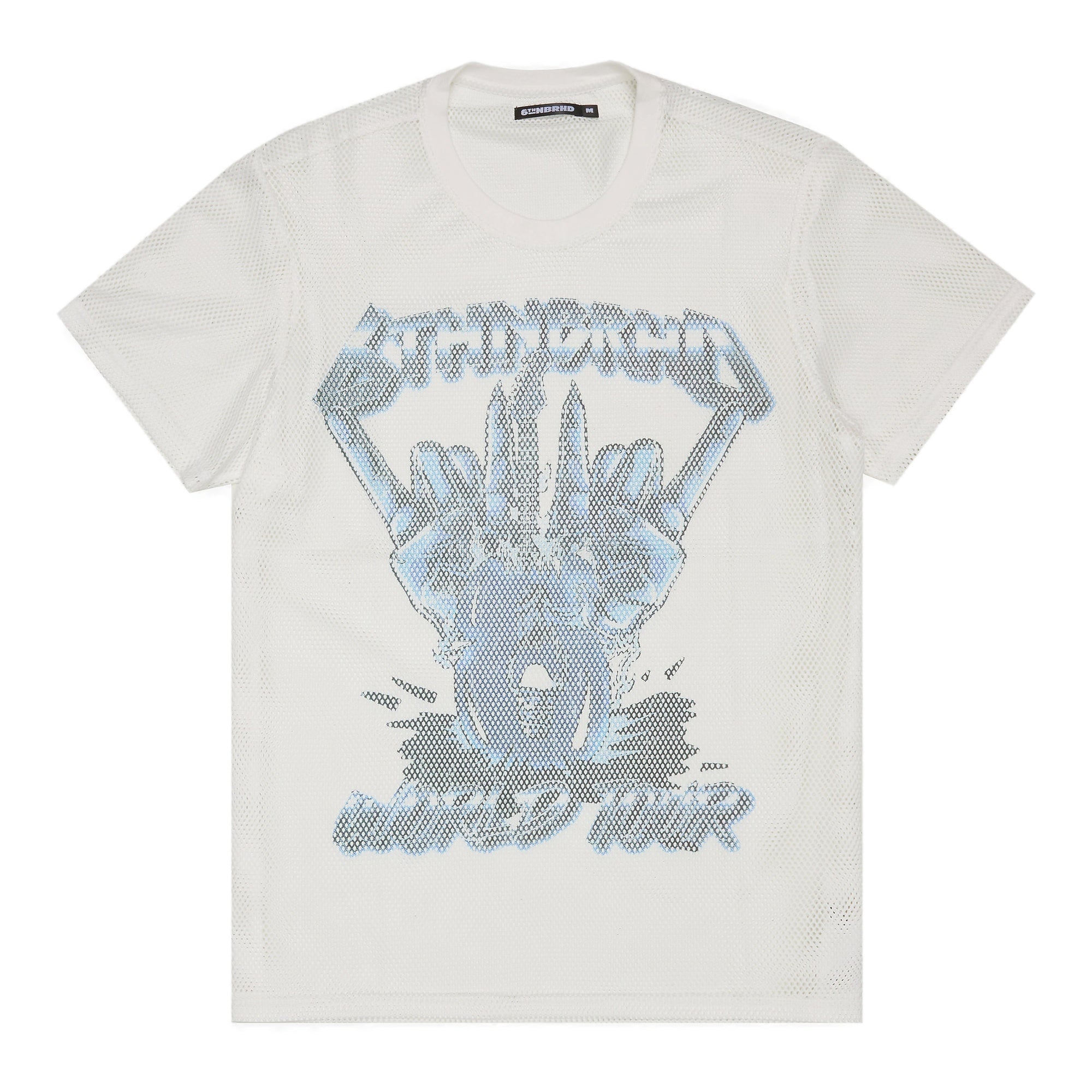 6Th Nbrhd Hard Rock Men's T-Shirt - White