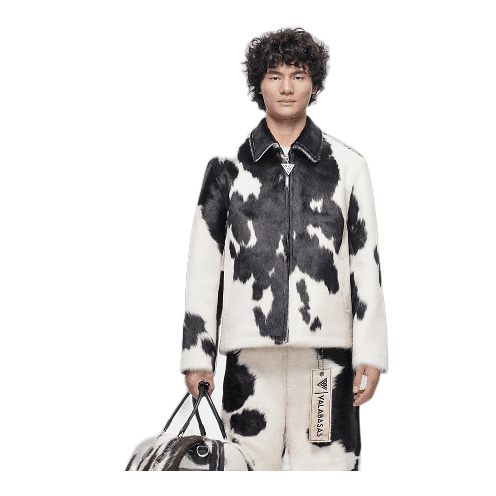 Valabasas Étalon Men's Jacket - Black and White