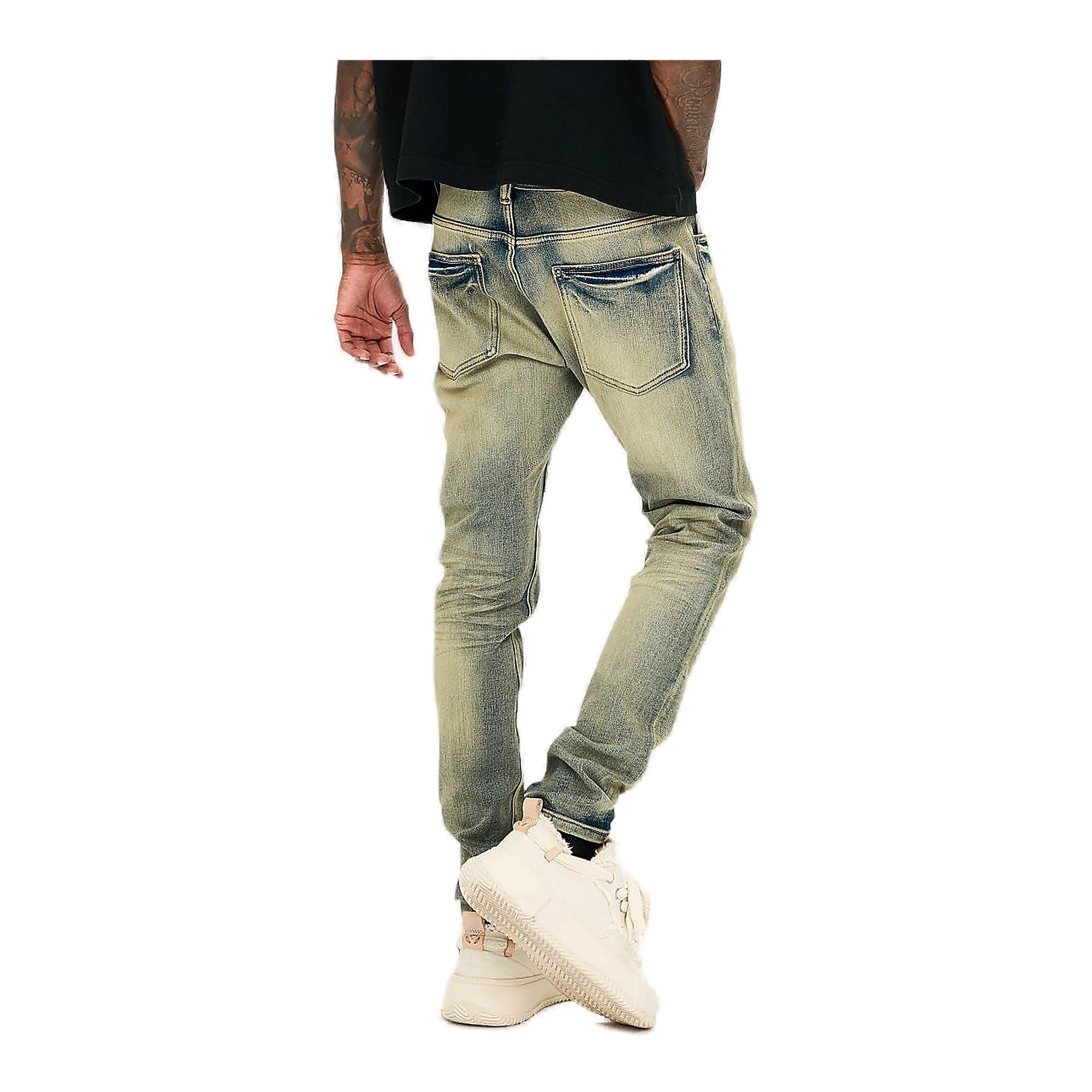 Valabasas Distressed Jean Jeans - Slim Fit Medium Vintage