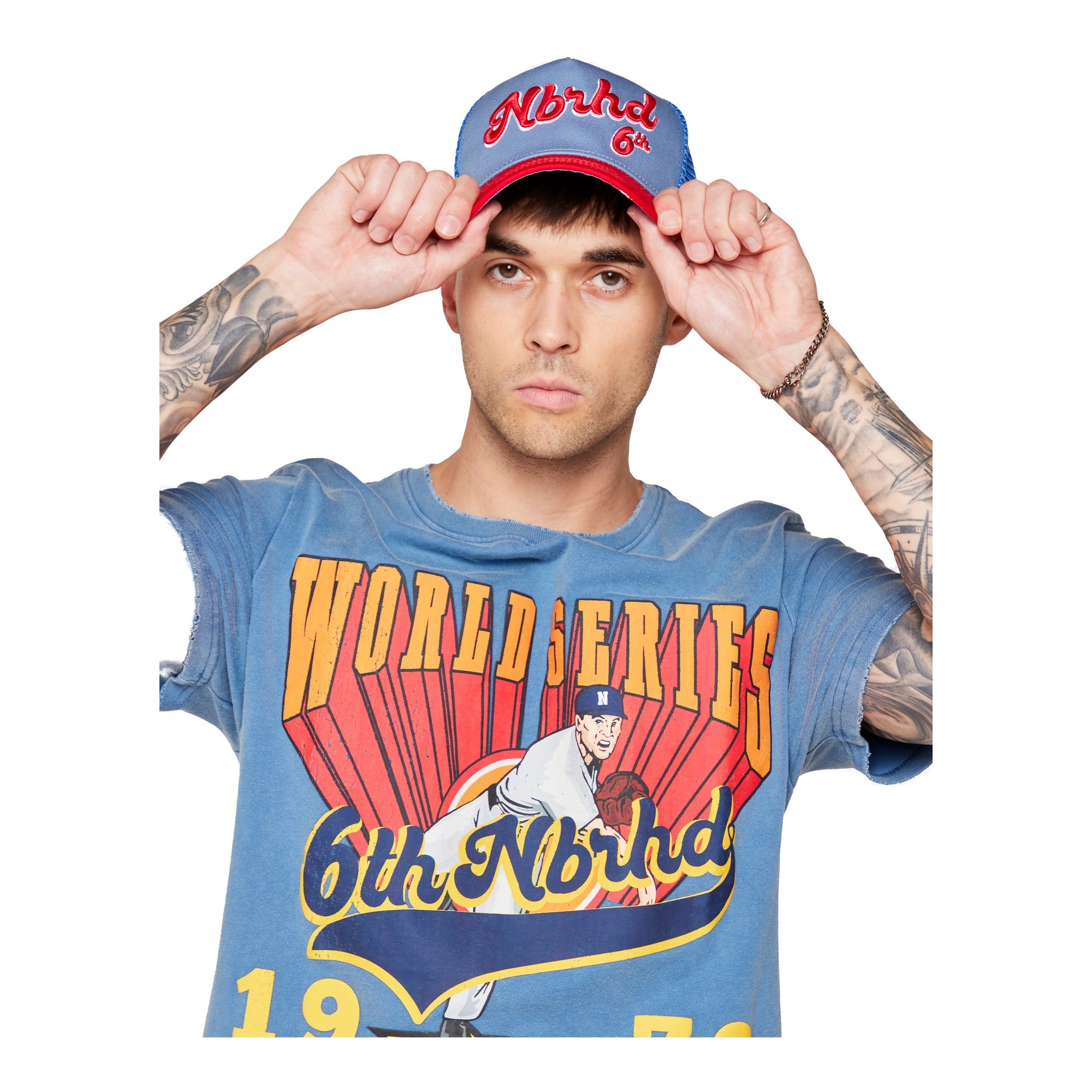 6Th Nbrhd Umpire Snapback Hat - Blue