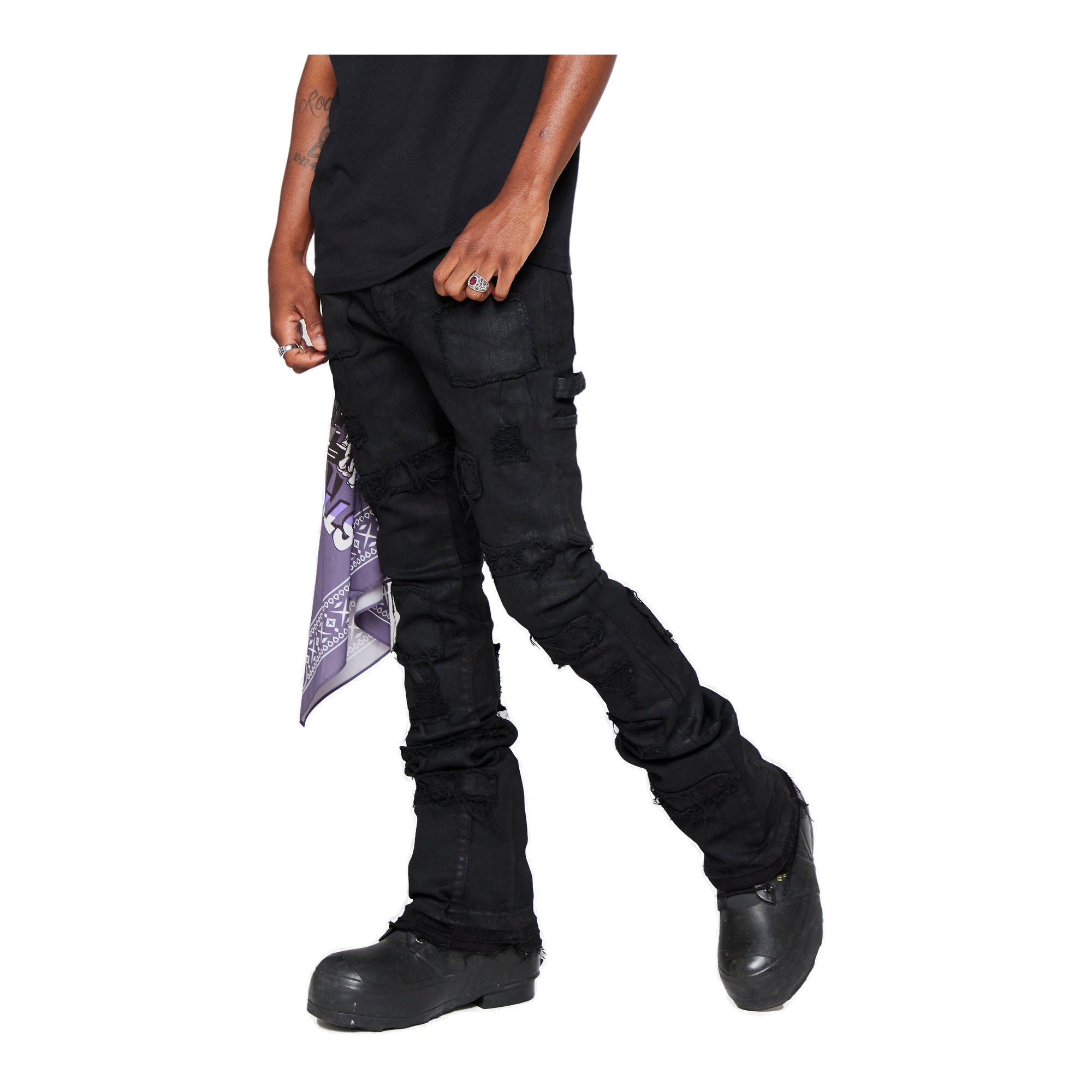 6Th Nbrhd Avalon Men's Jeans - Black