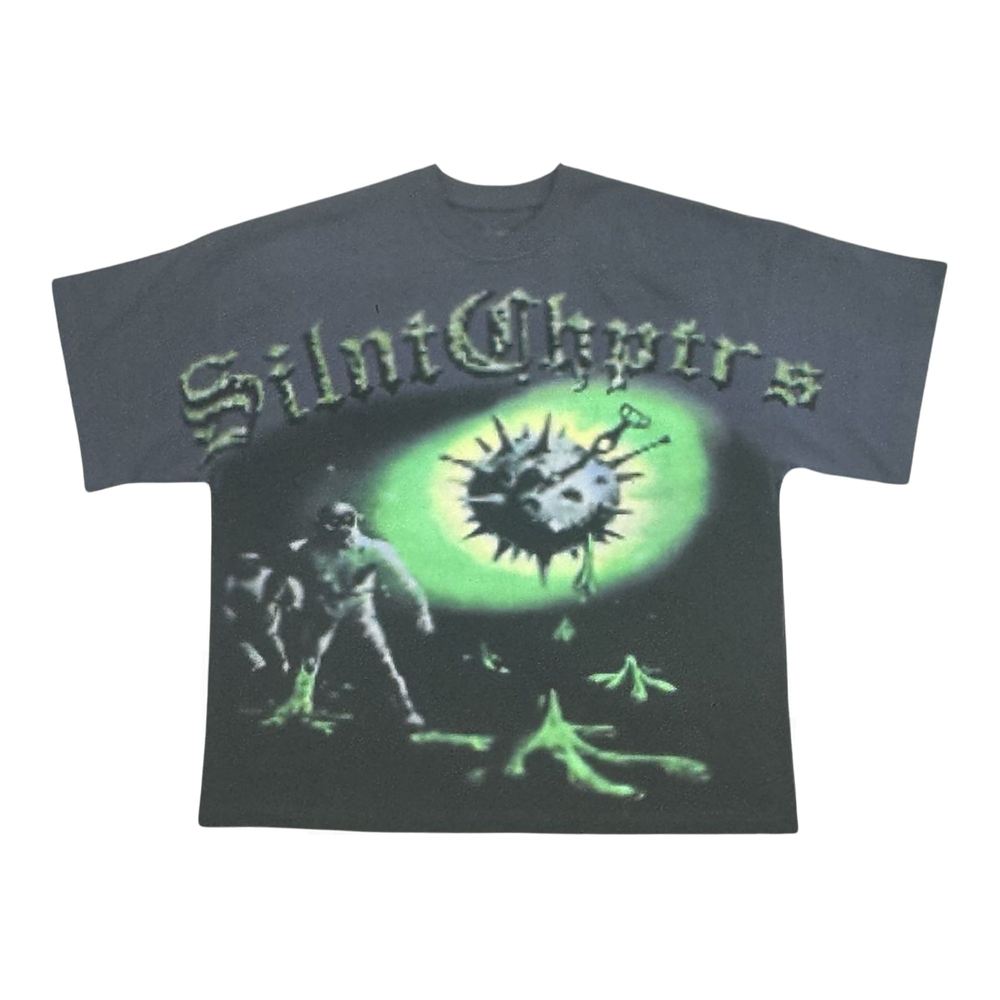 Silnt Chptrs "Slime" T-Shirt - Black