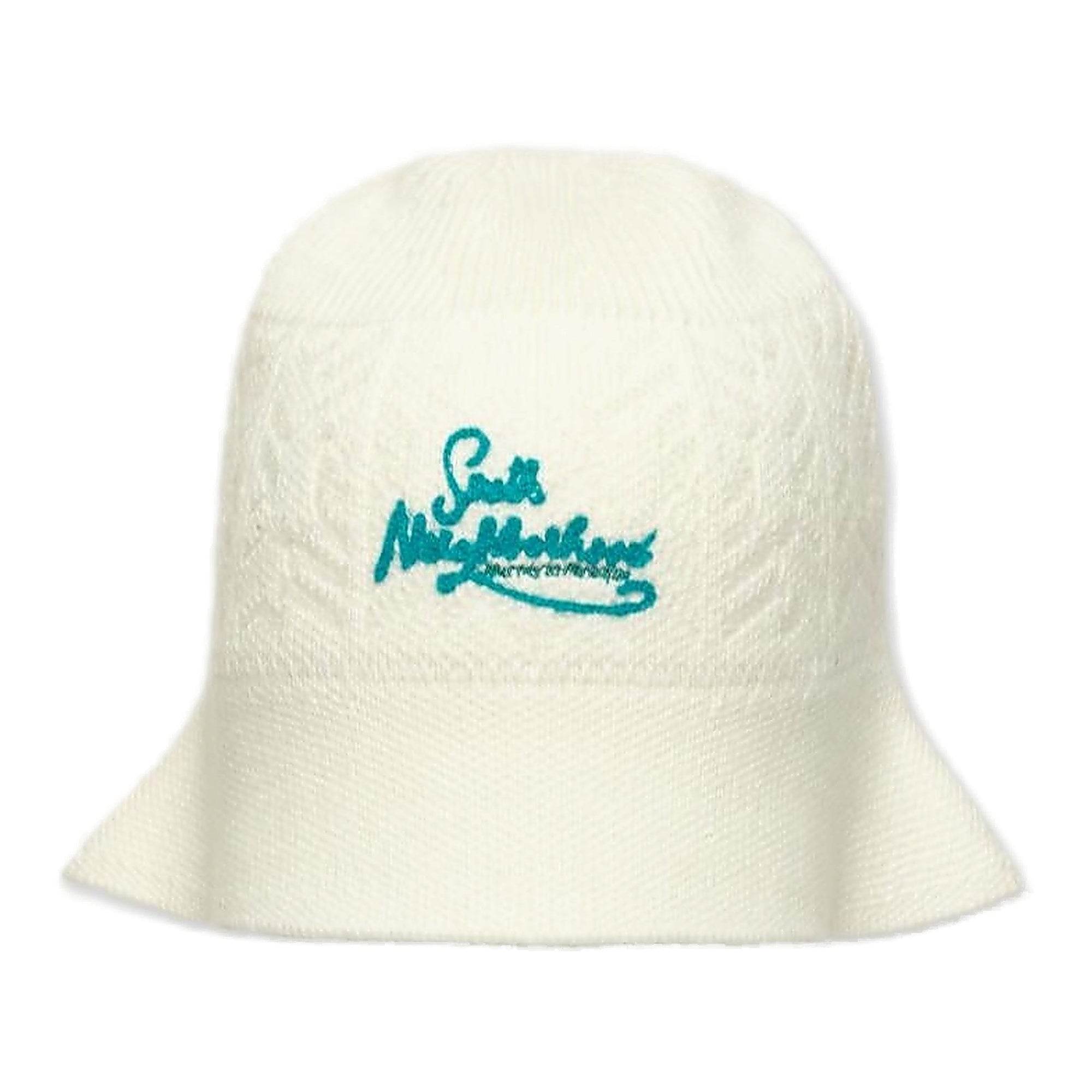 6Th Nbrhd Tiki Bucket Hat - White