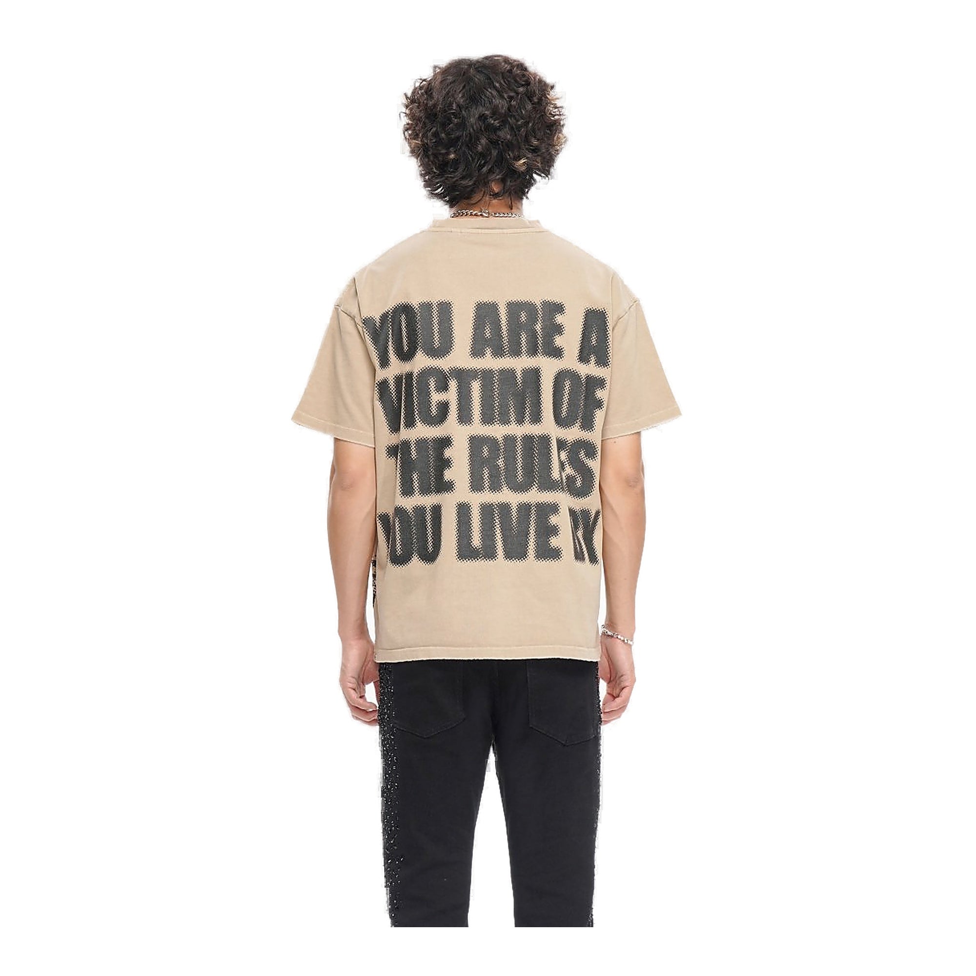 Valabasas Victim Tee Men's T-Shirt - Beige