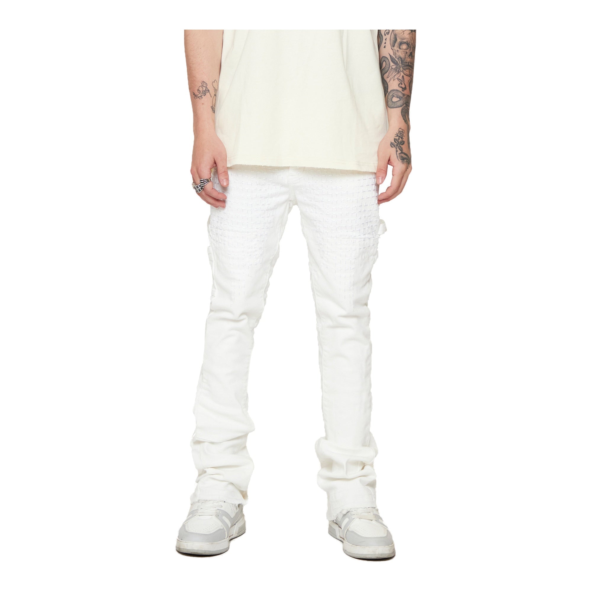 6Th Nbrhd Wuadlupe Men's Jeans - White