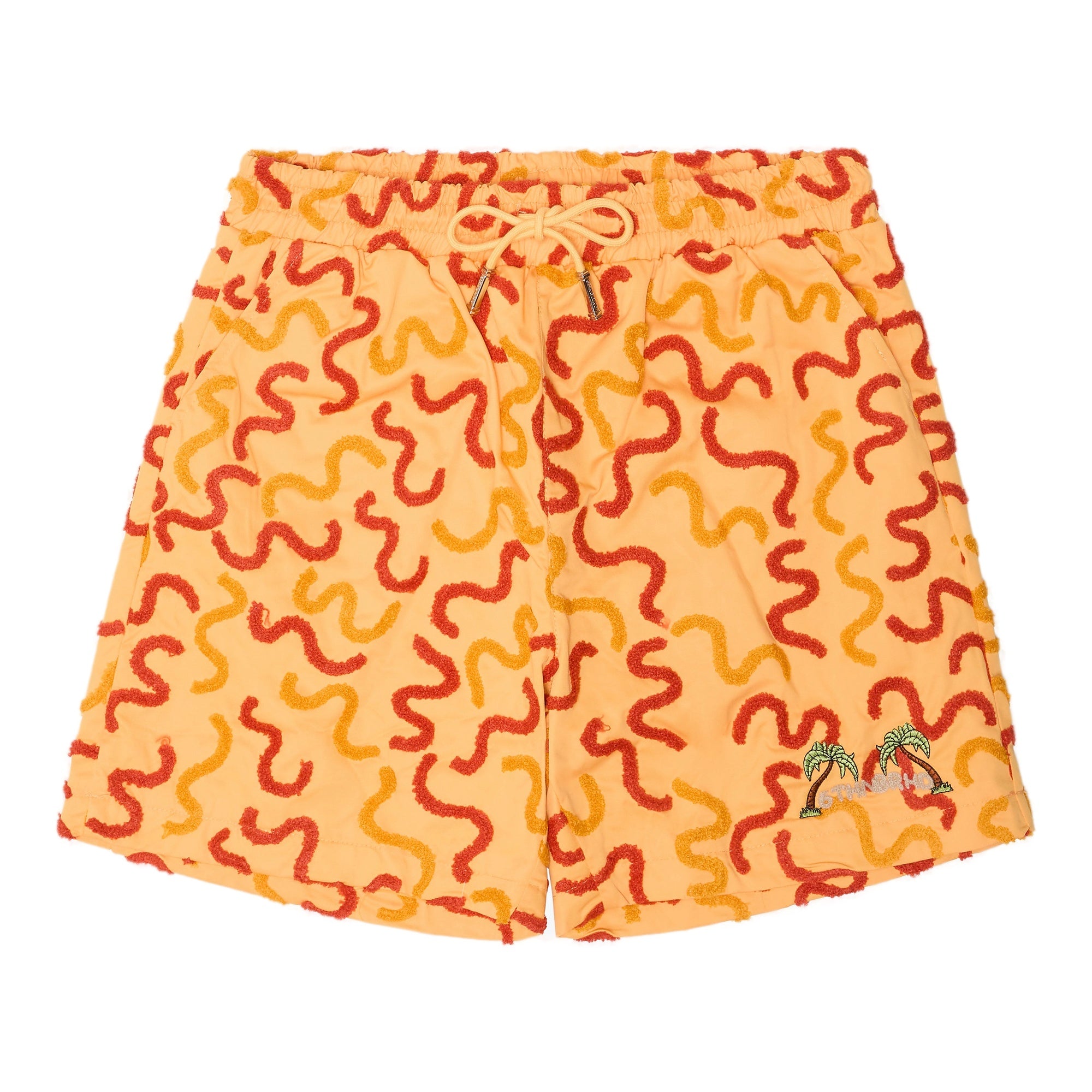 6Th Nbrhd Sea Shore Men's Shorts - Orange