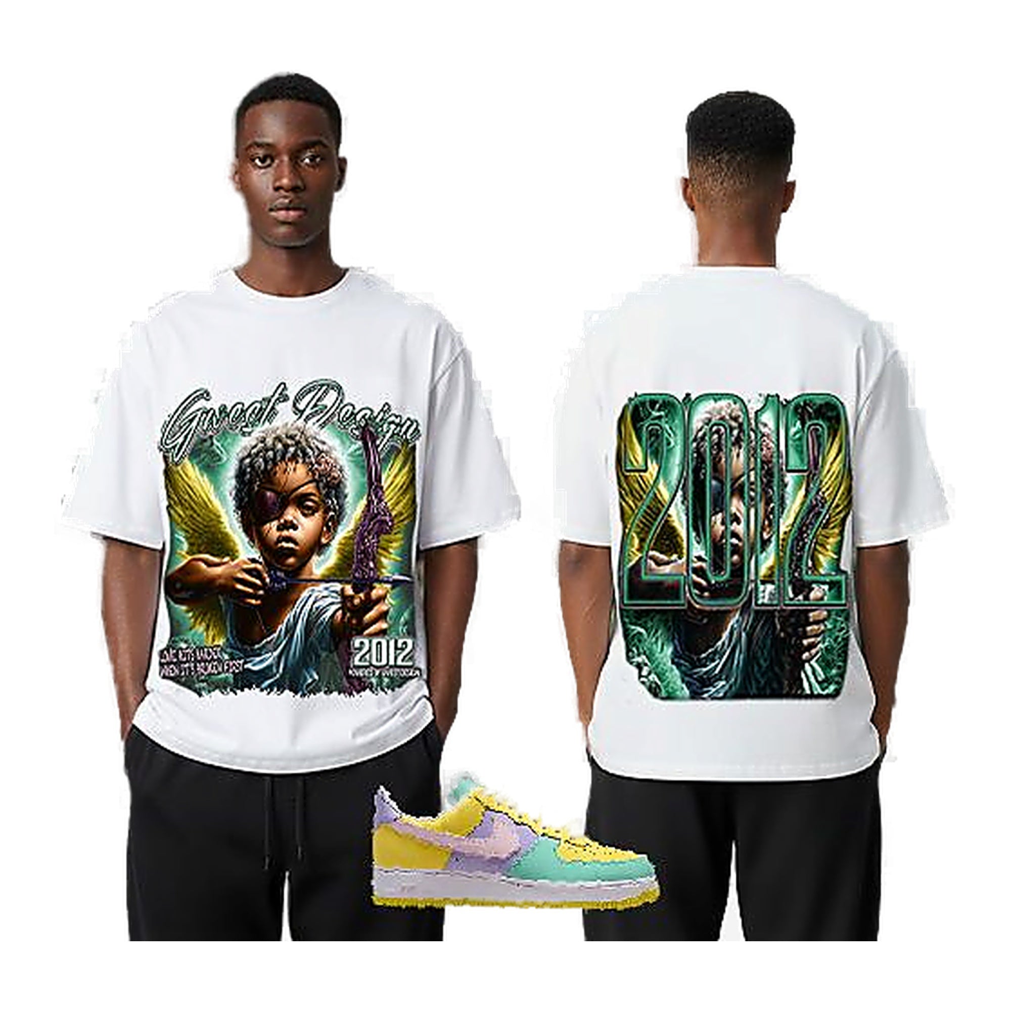 G-West Broken Angel Tee - Graphic
