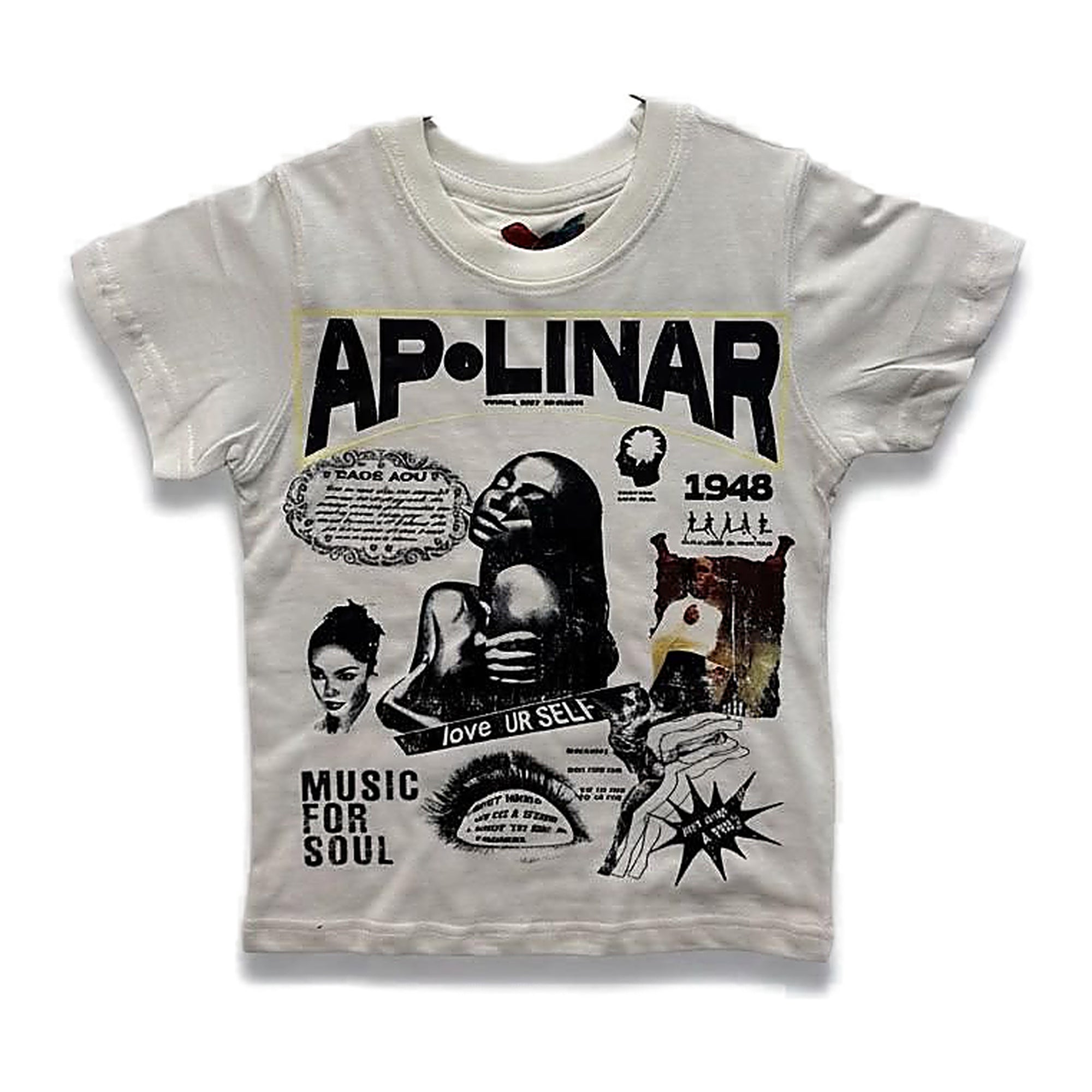 Apolinar Music Kids T-Shirt - Graphic White