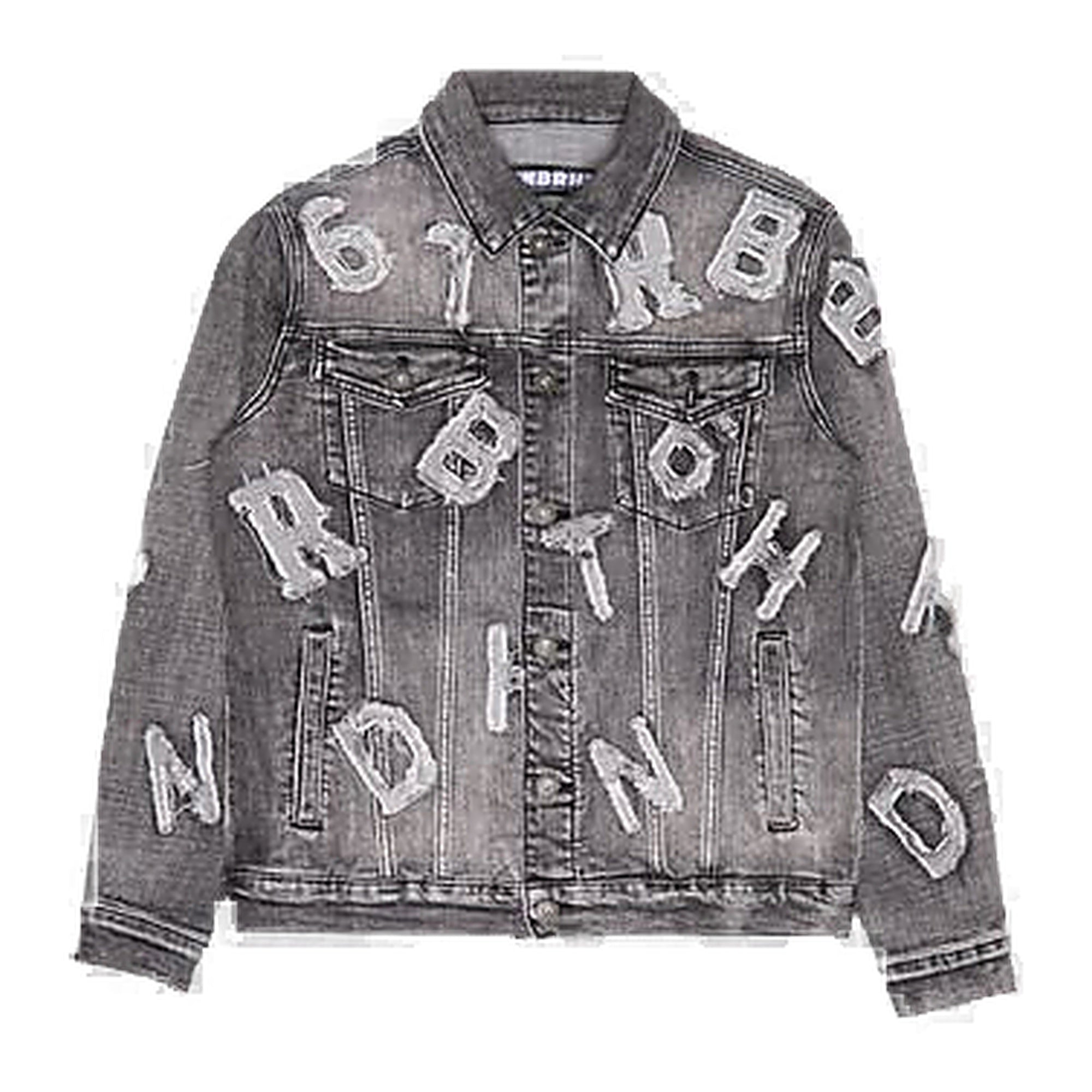 6Th Nbrhd "Puzzle" Jacket - Embroidered Letters