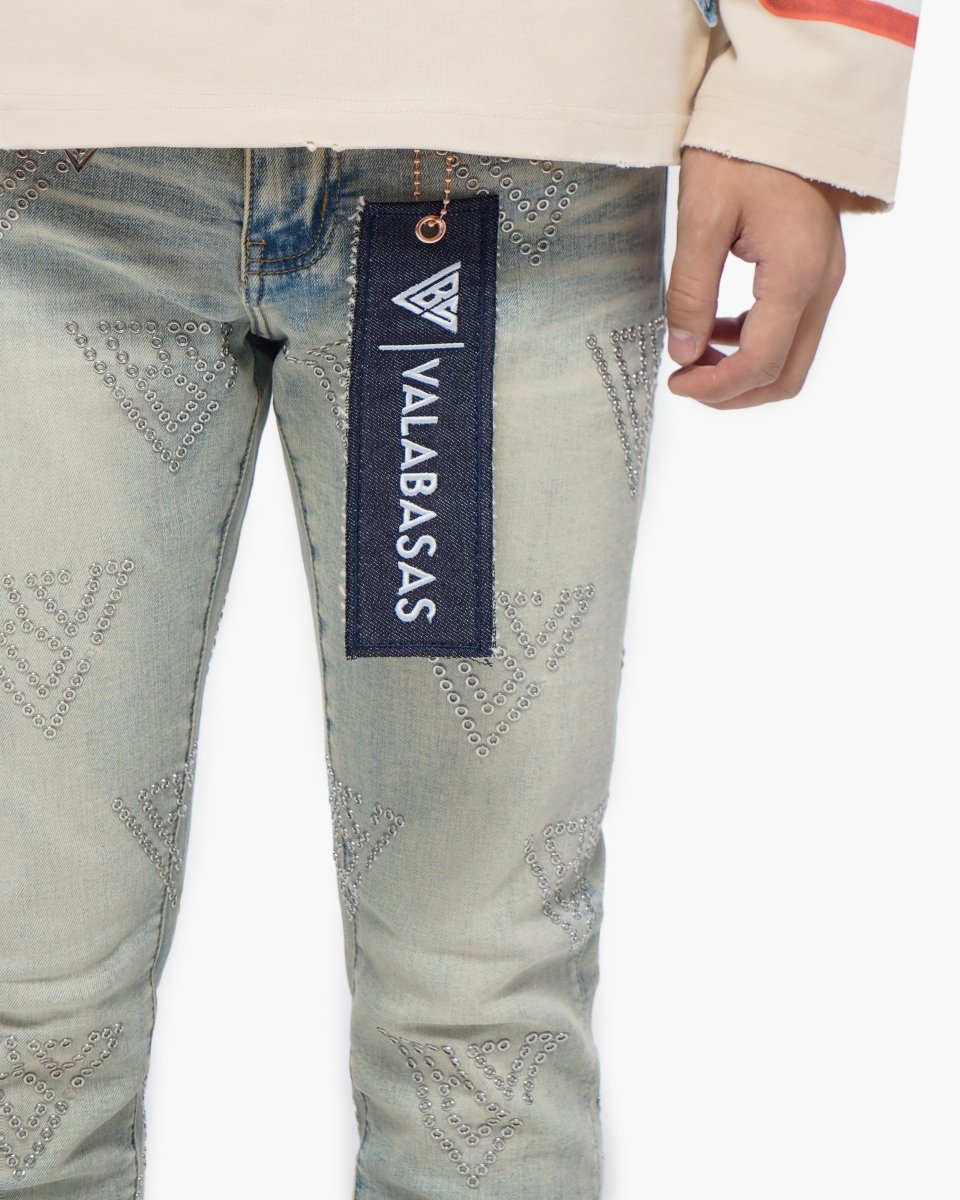 Aevorin Vintage Wash Skinny Jeans - Valabasas