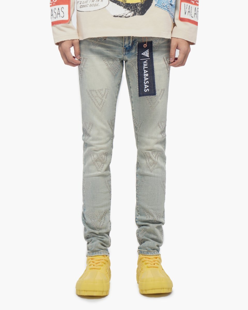 Aevorin Vintage Wash Skinny Jeans - Valabasas