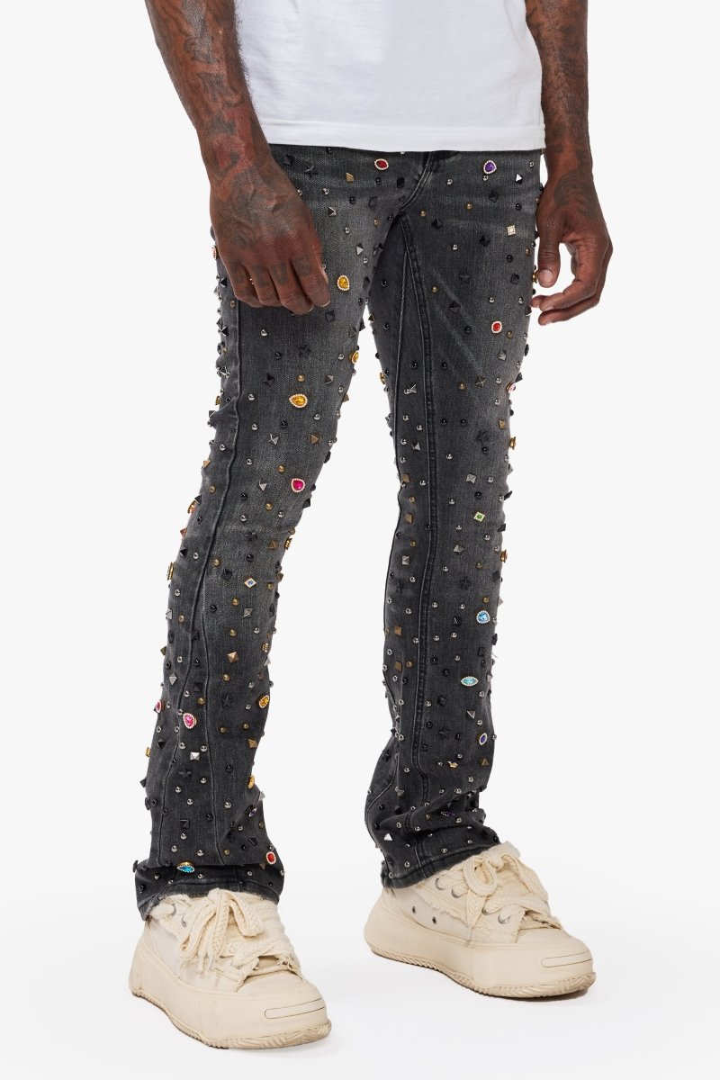 Alguero Black Grey Stacked - Valabasas