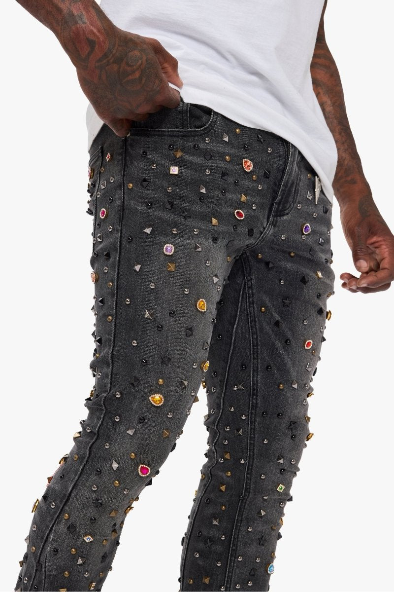 Alguero Black Grey Stacked - Valabasas