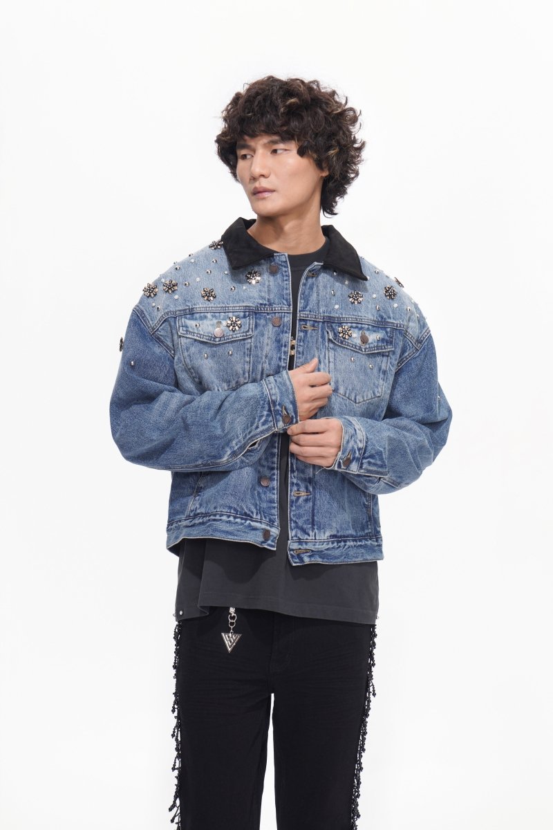 Appearance Jacket Blue Washed - Valabasas