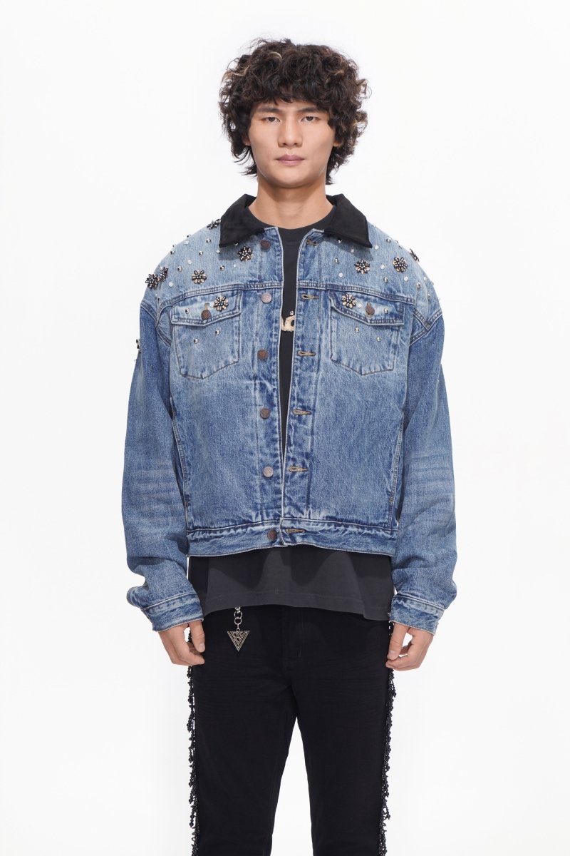 Appearance Jacket Blue Washed - Valabasas