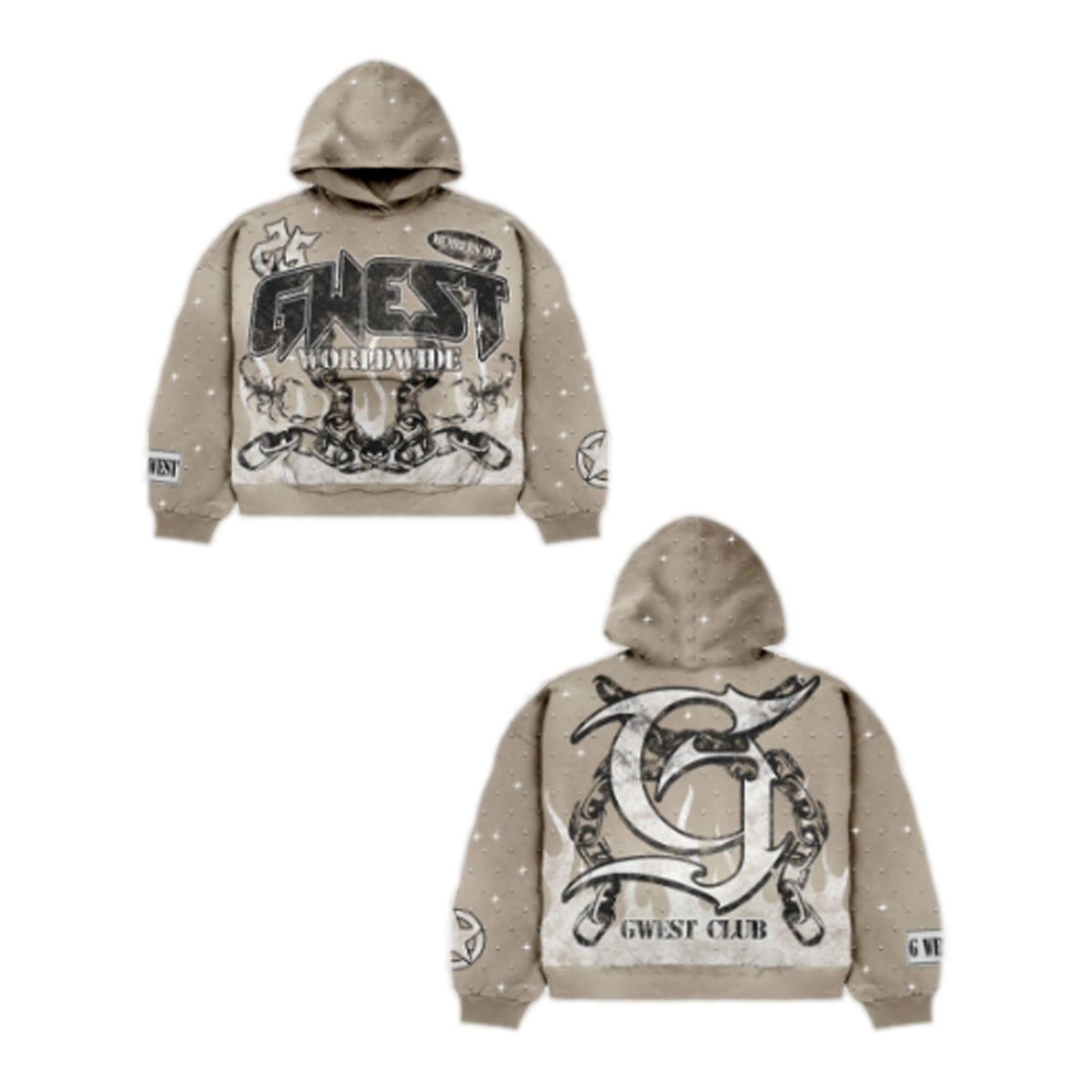 G-West Complicated Tan Hoodie