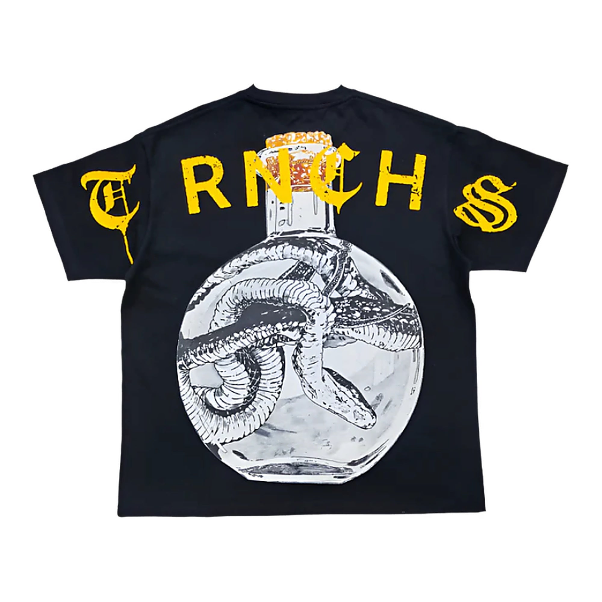 Trnchs "Tc-O25-17" Men's T-Shirt - Black