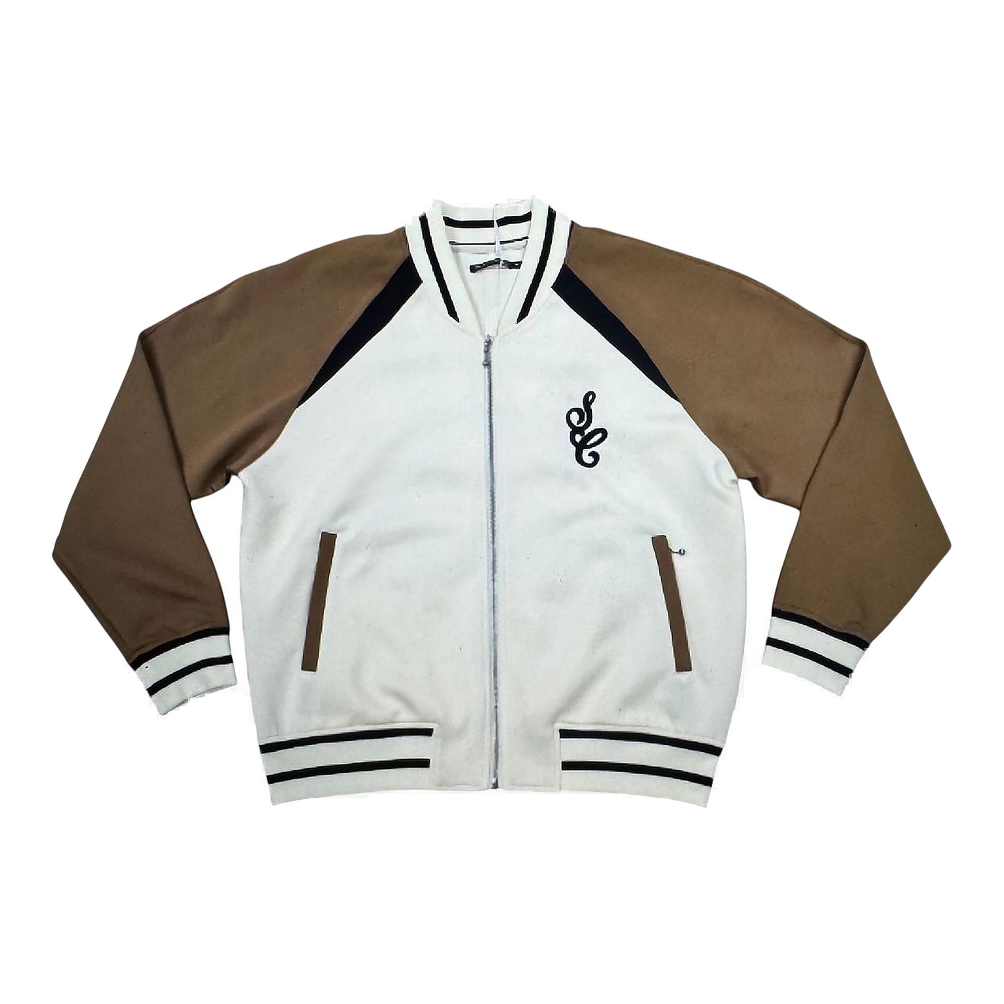 Silnt Chptrs "Diable" Varsity Jacket - White