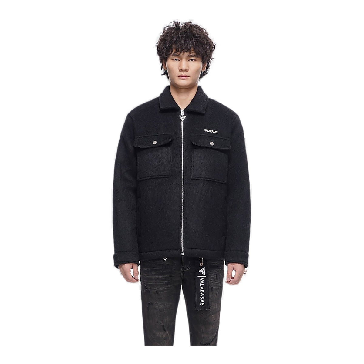 Valabasas Offset Jacket - Textured Black