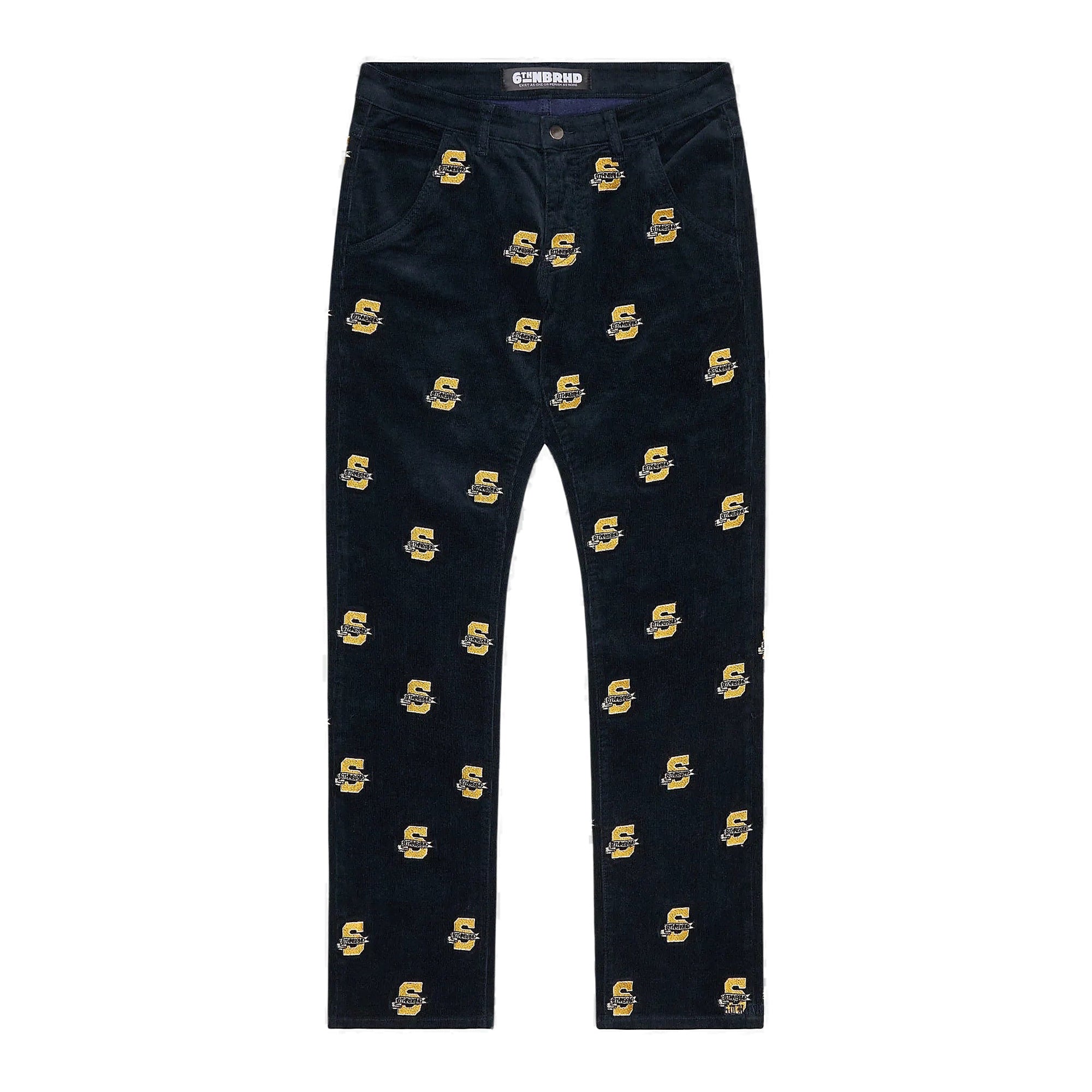 6Thneighborhood Motif Pants - Embroidered
