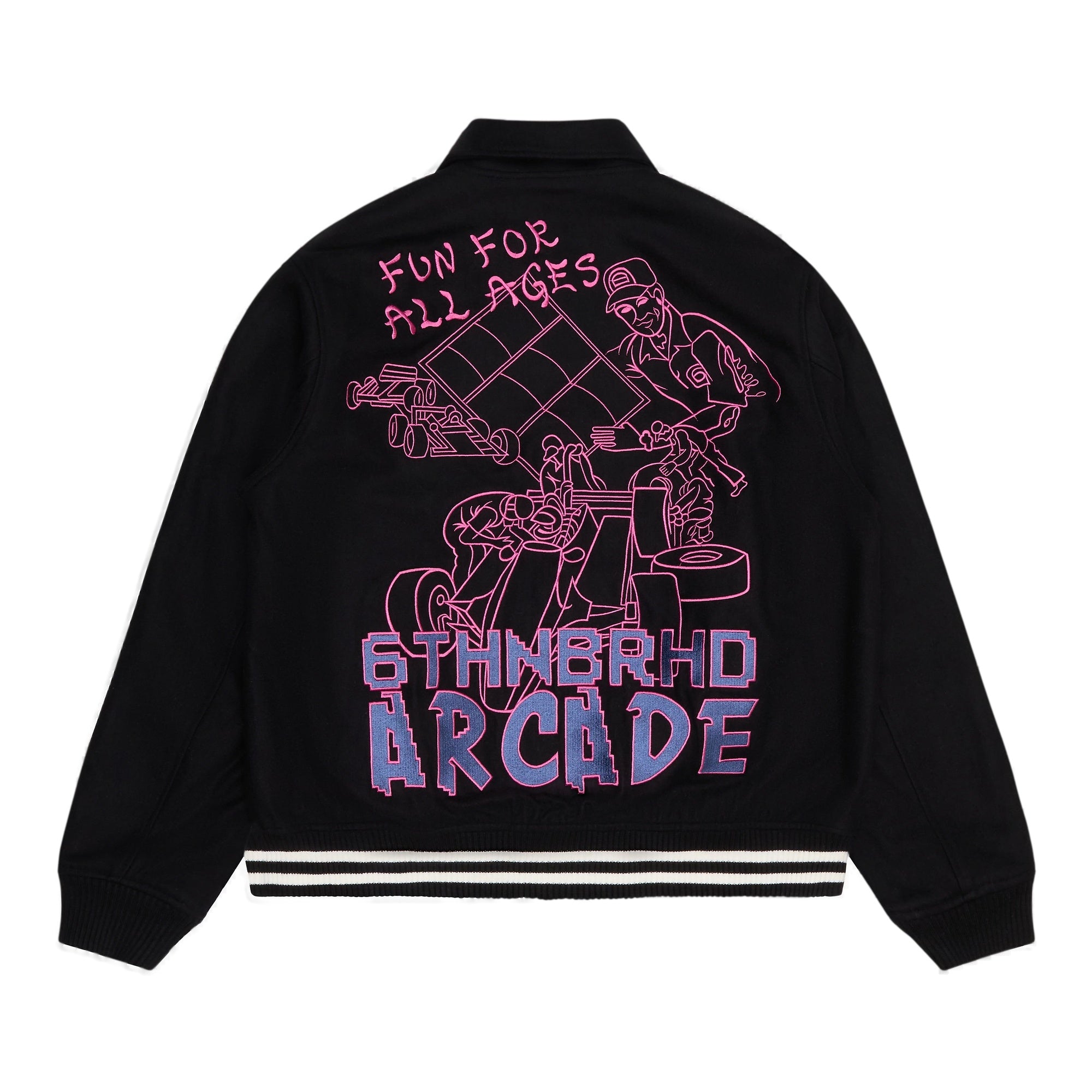 6Th Nbrhd Digital Men's Jacket - Black