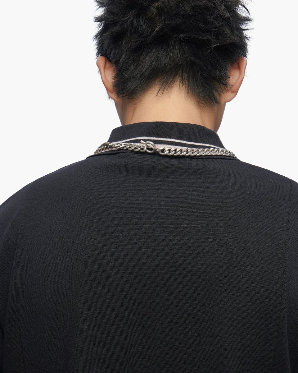 Back In 83' Black Polo Shirt - Valabasas