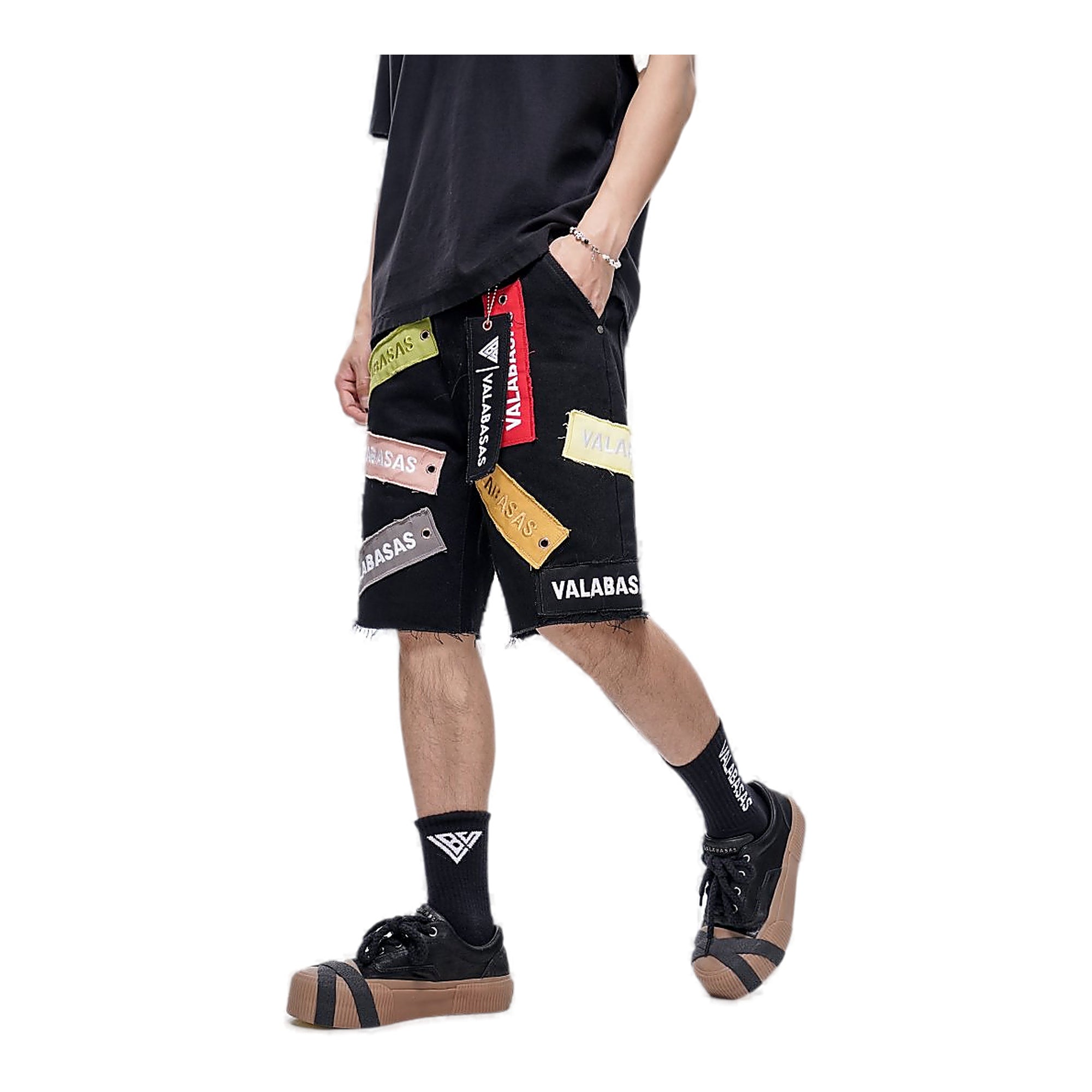 Valabasas Banner Shorts - Patchwork