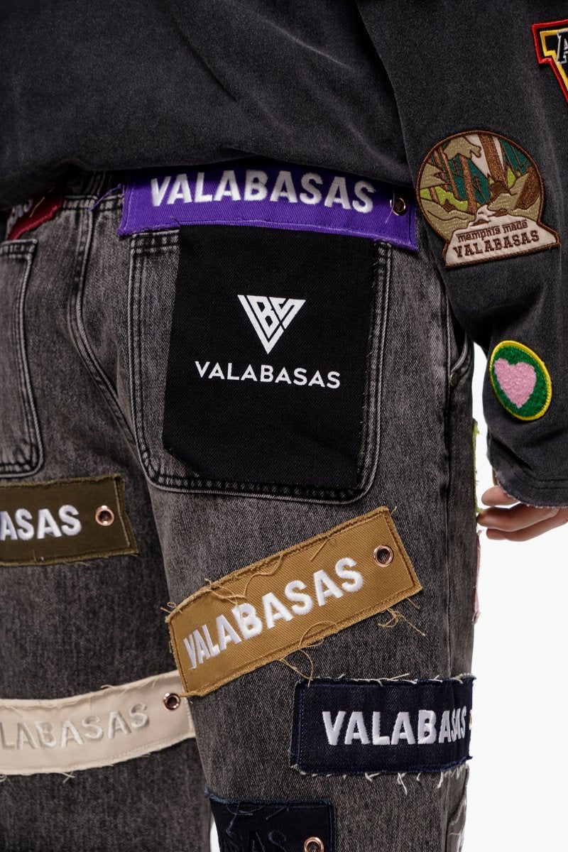 Banner Jorts Grey Wash - Valabasas