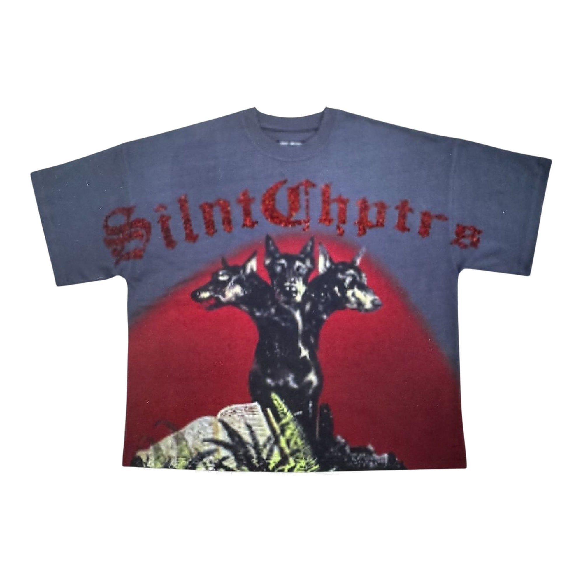 Silnt Chptrs "Hell Hound" T-Shirt - Dark Blue