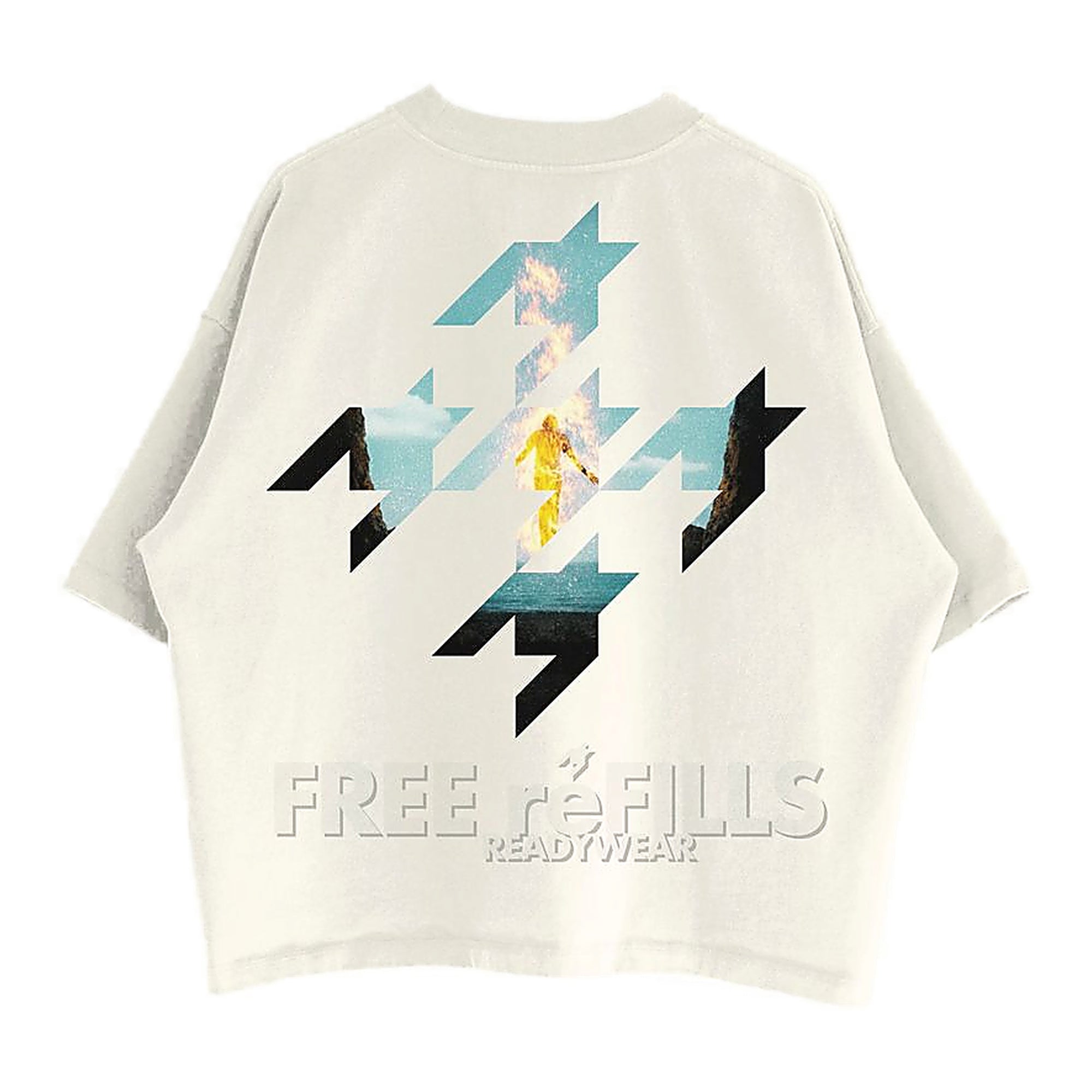 Free Refills Starburn T-Shirt - Graphic Cream