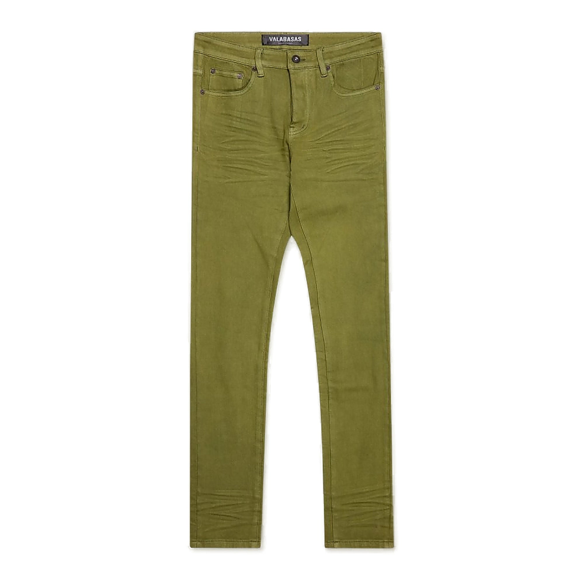 Valabasas Mr. Flex Men's Jeans - Olive Color