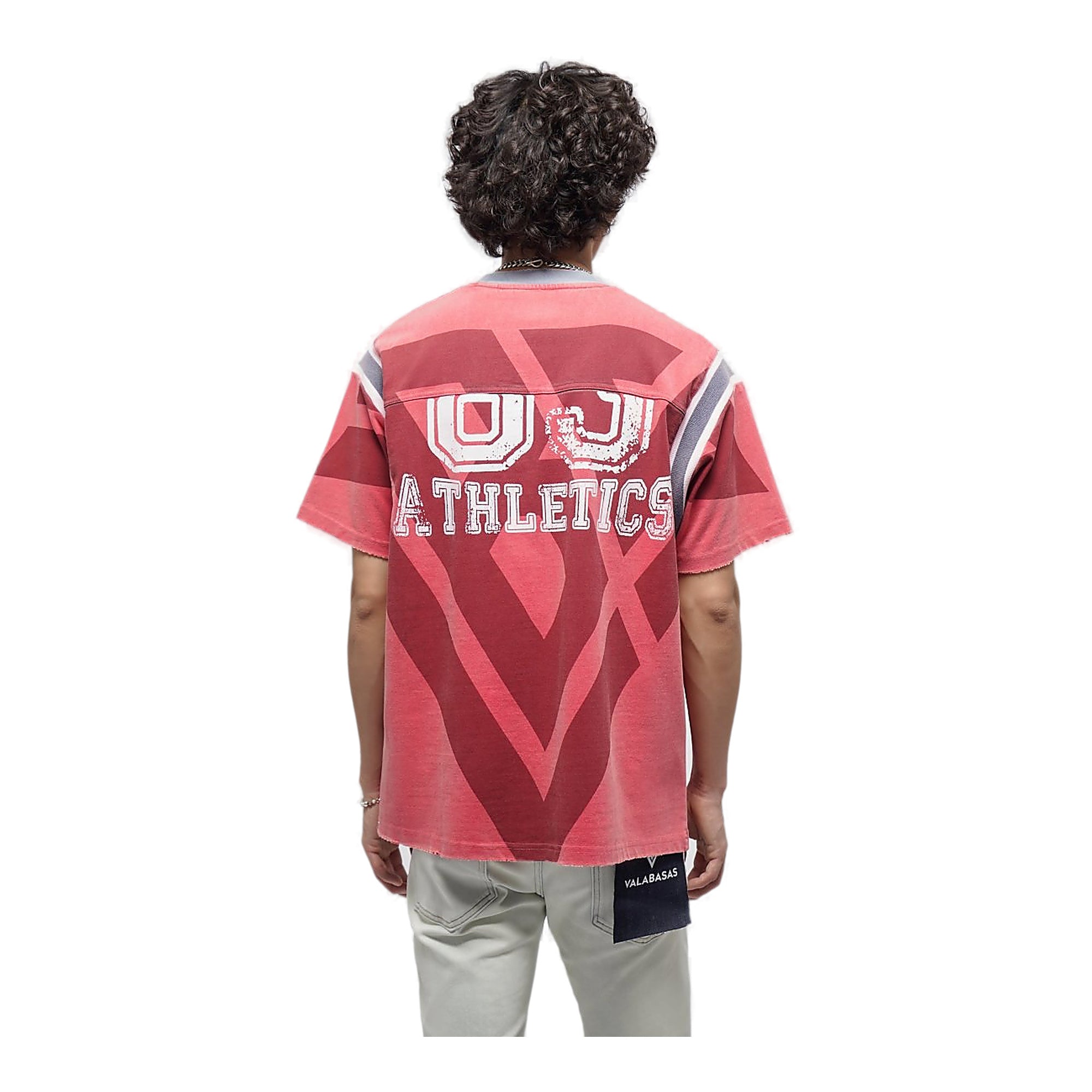 Valabasas Athletics Tee - Back Graphic Vintage Red