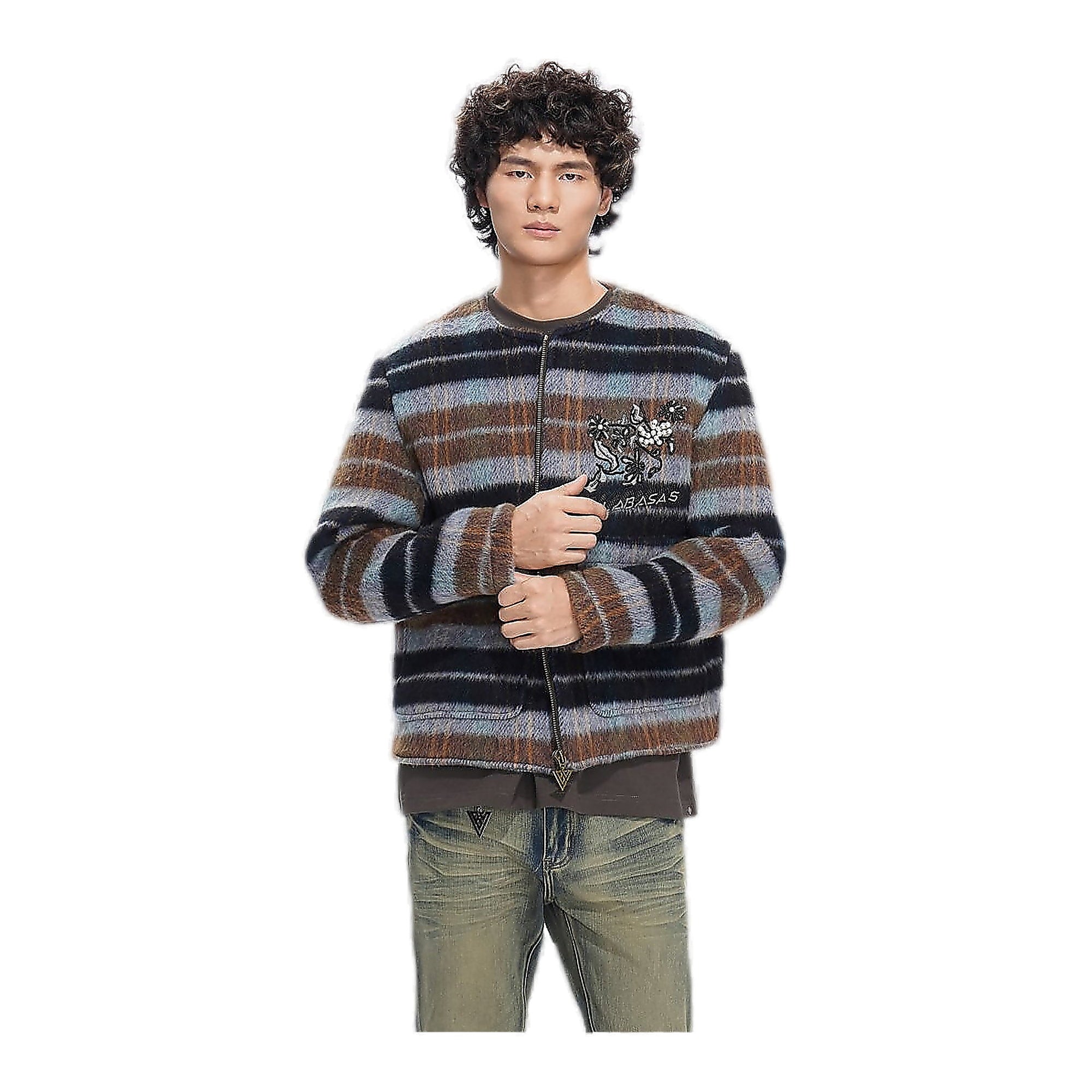Valabasas Plaid Jacket - Relaxed Fit Brown