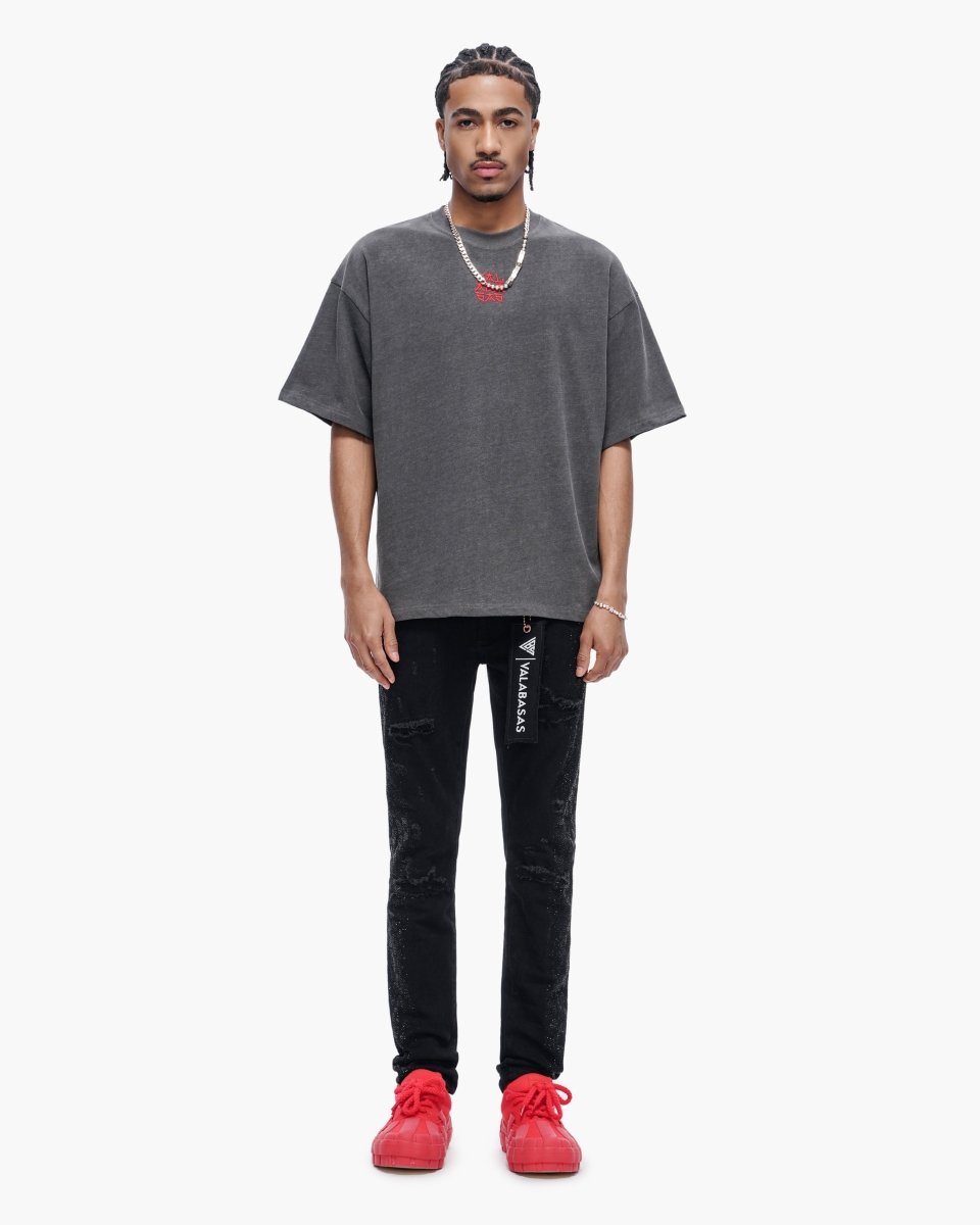 Bengal Skinny Jet Black Jeans - Valabasas
