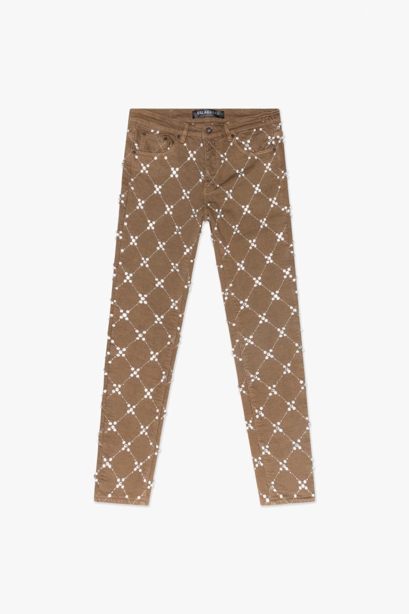 Blur Skinny Jean Brown - Valabasas