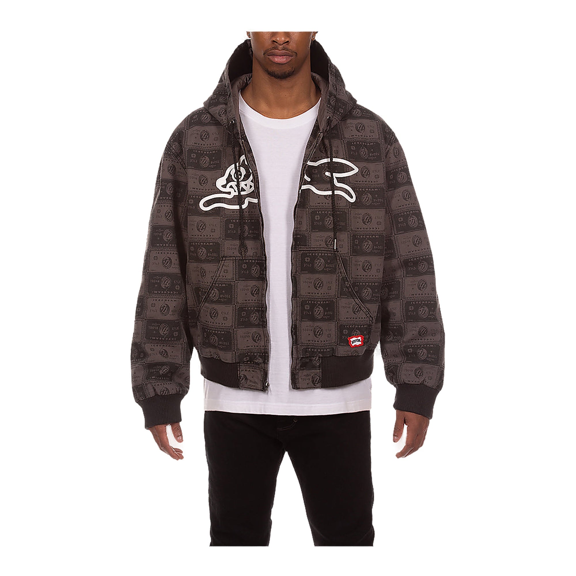 Ice Cream Men's Hoodie - Gray